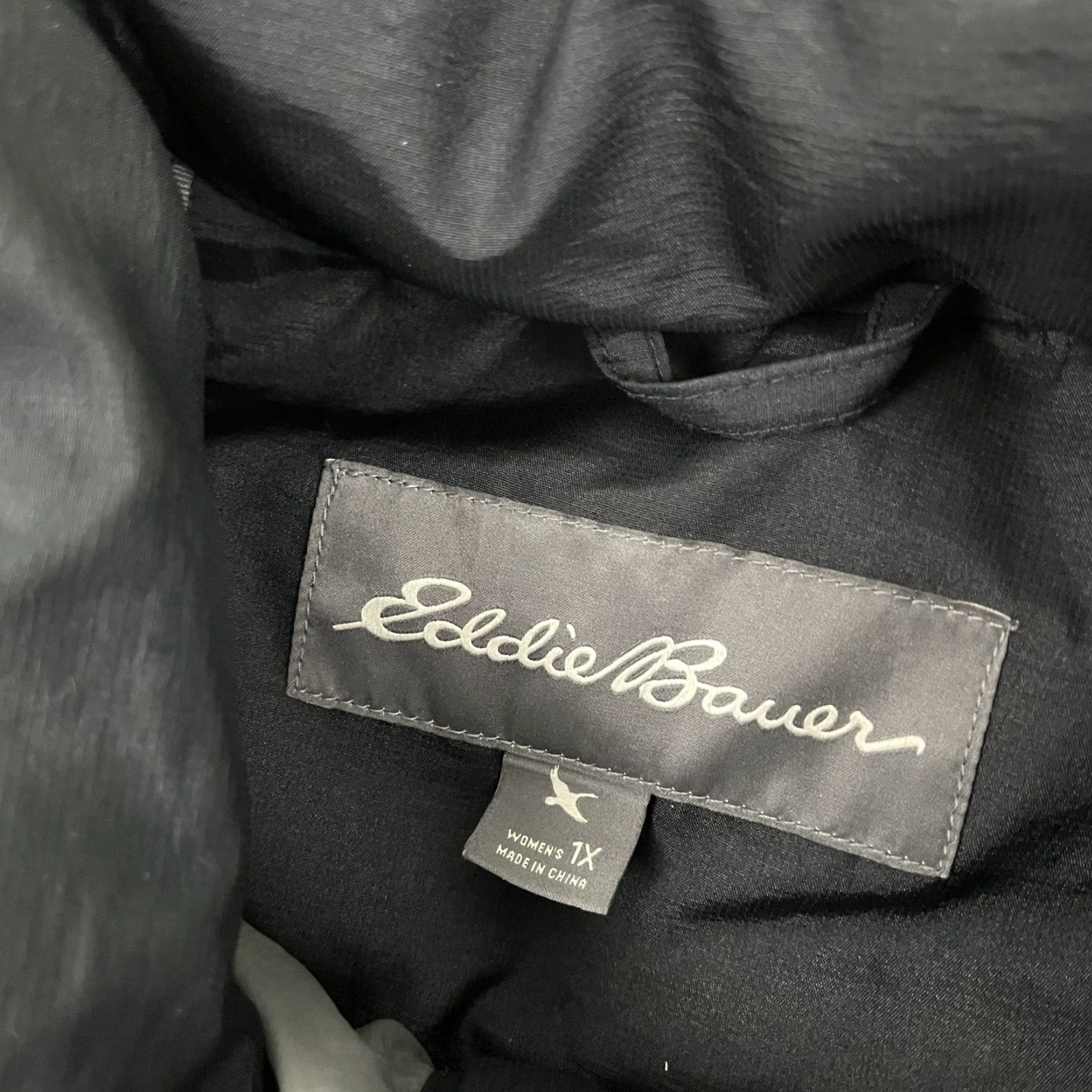 Eddie Bauer Eddie Bauer Jacket Womens 1X Black Down Puffer Winter Outdoors Parka Coat Size XL / US 12-14 / IT 48-50 - 5 Thumbnail