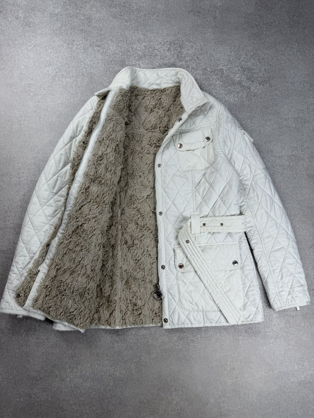 Barbour Barbour Winter International Polarquilt Jacket White Size L / US 10 / IT 46 - 9 Thumbnail