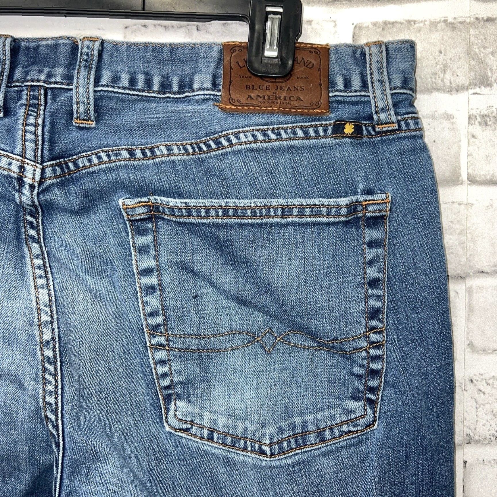 Lucky Brand VINTAGE Lucky Brand 361 Straight Jeans Men Size 36x32 Blue Retro Classic Size US 36 / EU 52 - 3 Thumbnail