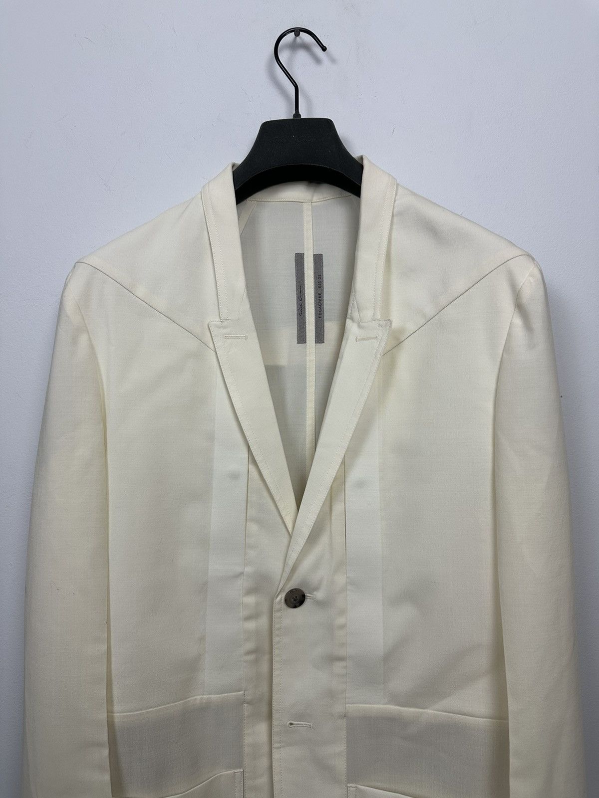 Rick Owens SS22 ‘FOGACHINE’ Zanlight Fogpocket Easy Blazer Size US M / EU 48-50 / 2 - 2 Thumbnail