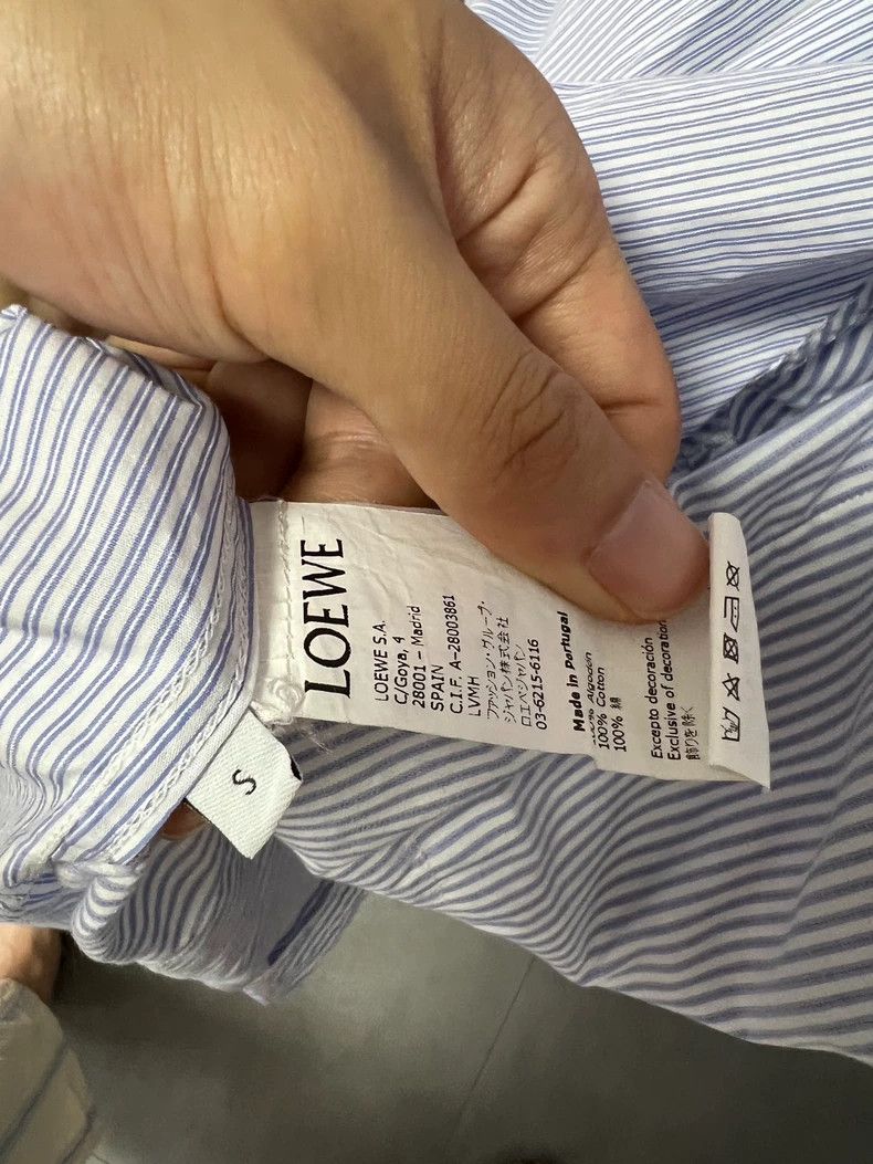 Loewe LOEWE Irregular patchwork shirt Size US S / EU 44-46 / 1 - 4 Thumbnail