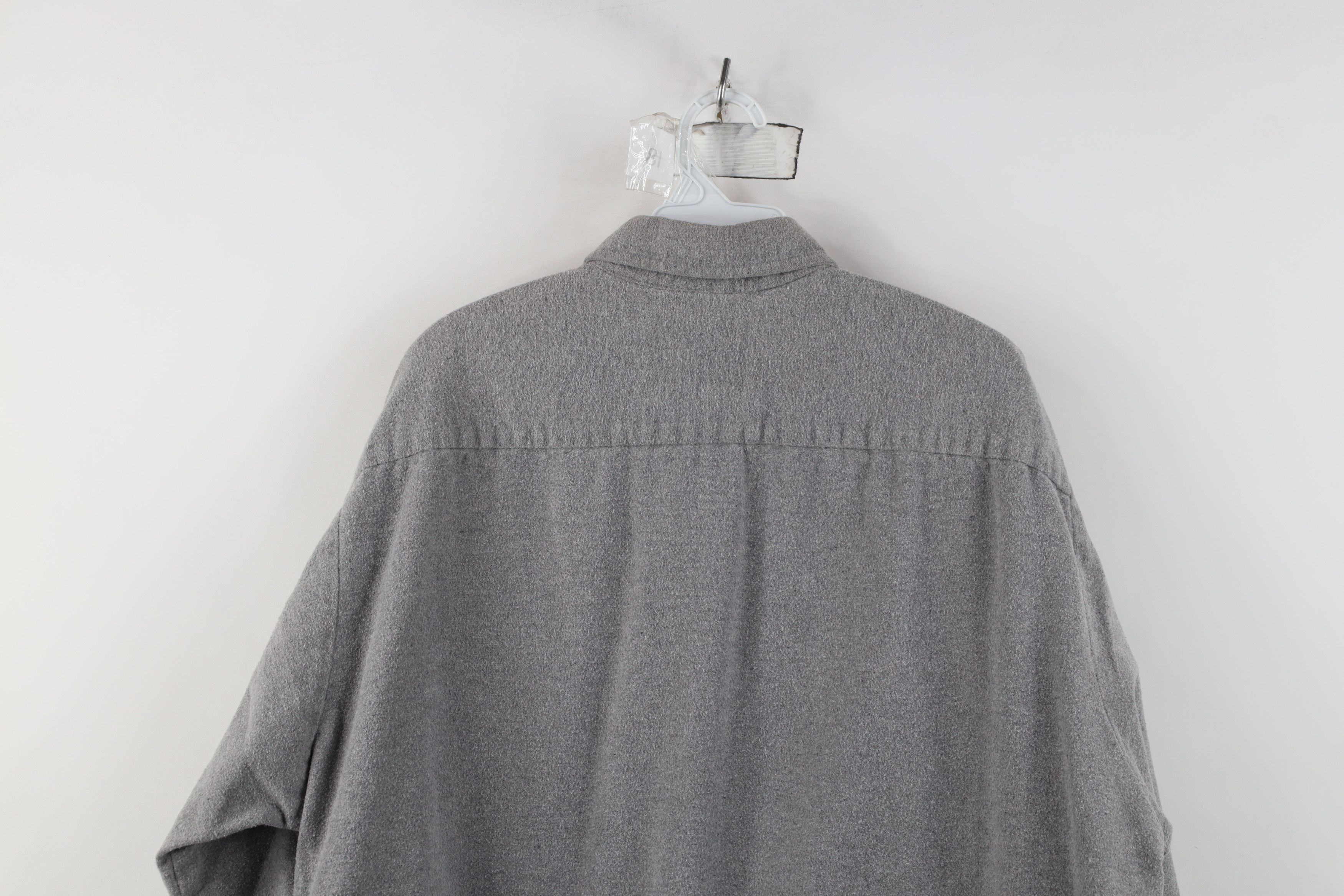 Vintage Vintage 90s Streetwear Heavy Chamois Cloth Button Down Shirt Size US L / EU 52-54 / 3 - 13 Thumbnail