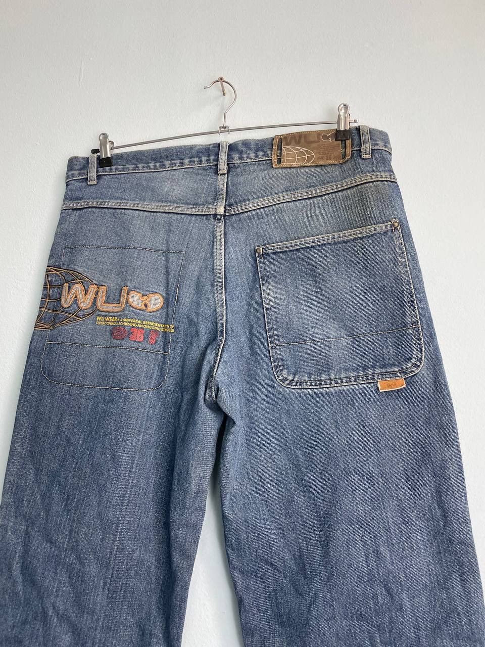 Wu-Tang Clan WU WEAR jeans, vintage baggy loose jeans 90s Wu Tang Clan Size US 35 - 6 Thumbnail