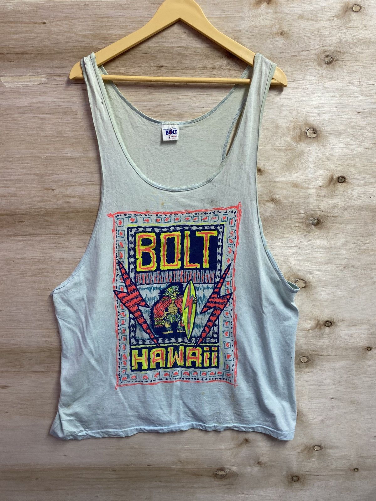 Lightning Bolt vintage Lightning Bolt Hawaii graphic tank top. Size US XL / EU 56 / 4 - 1 Thumbnail