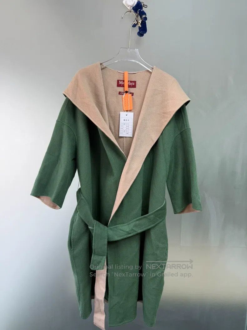 Max Mara Max Mara Long Military Green Hooded Coat Size XS / US 0-2 / IT 36-38 - 1 Thumbnail