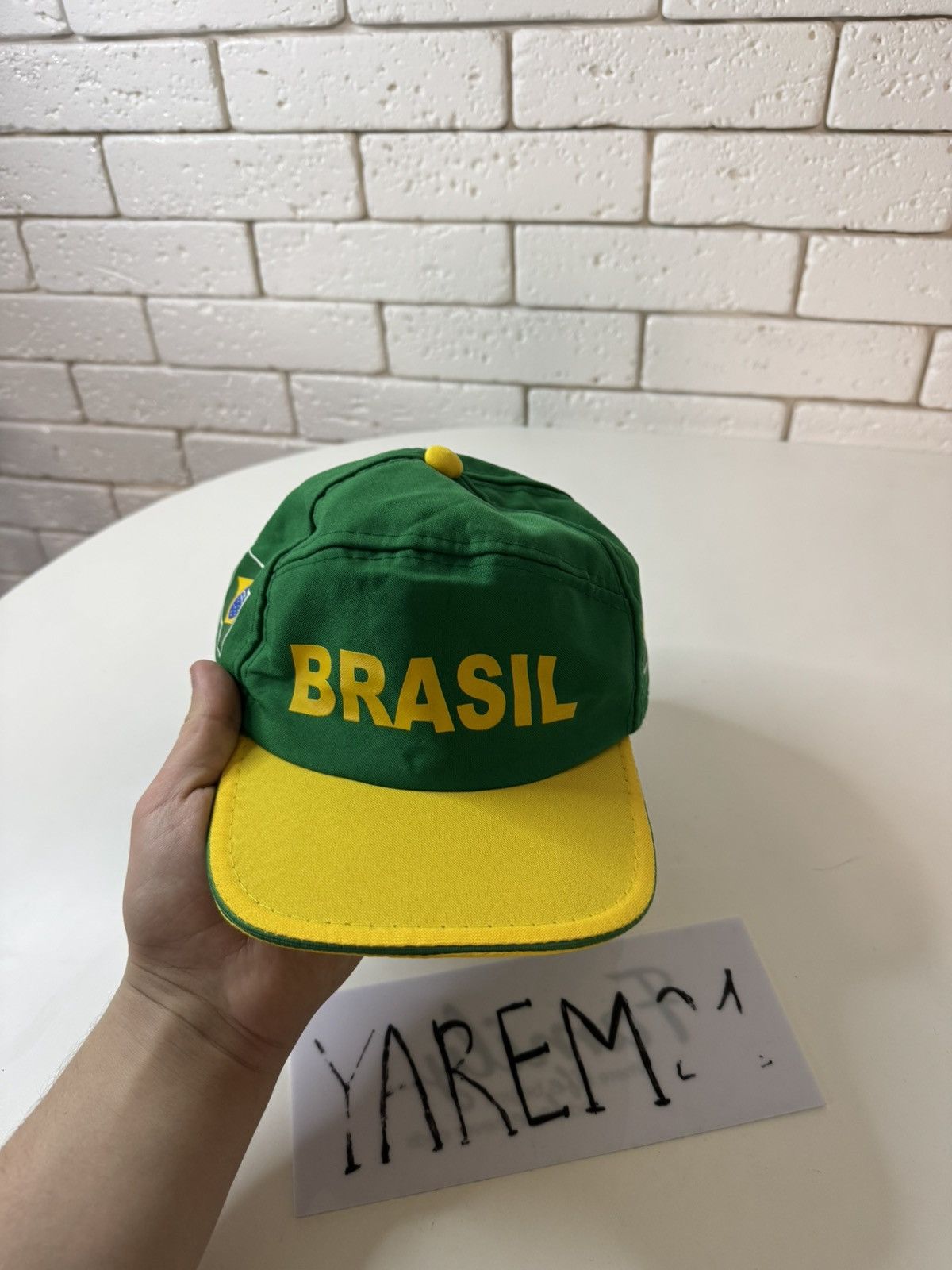 Vintage Brasil vintage cap hat Size ONE SIZE - 2 Thumbnail