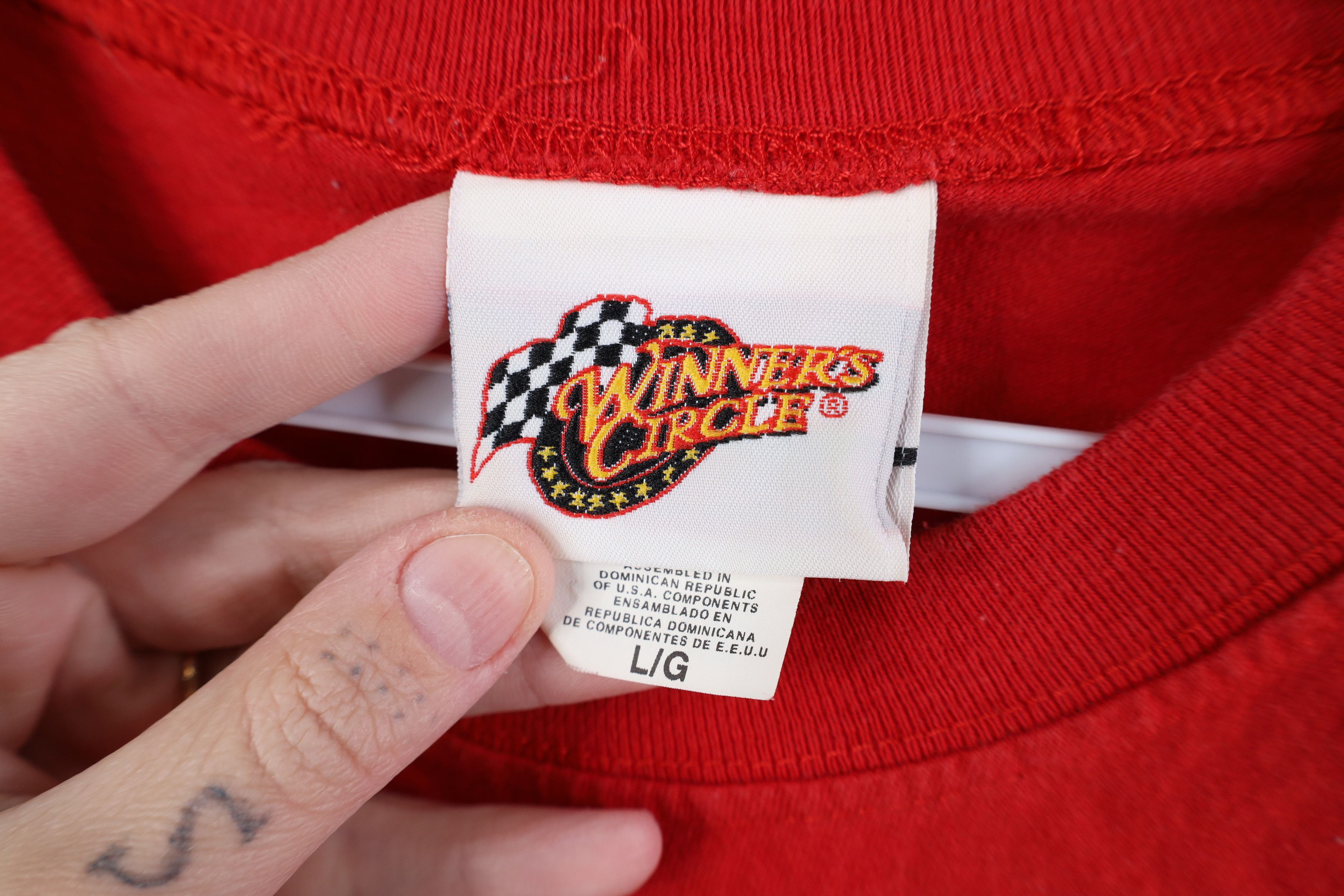Vintage Vintage Y2K NASCAR Kahne Racing Long Sleeve T-Shirt Red Size US L / EU 52-54 / 3 - 11 Thumbnail