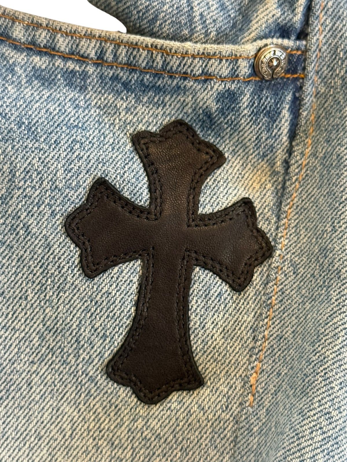 Chrome Hearts Chrome Hearts Classic Wash Patch Jeans Size US 40 / EU 56 - 6 Thumbnail
