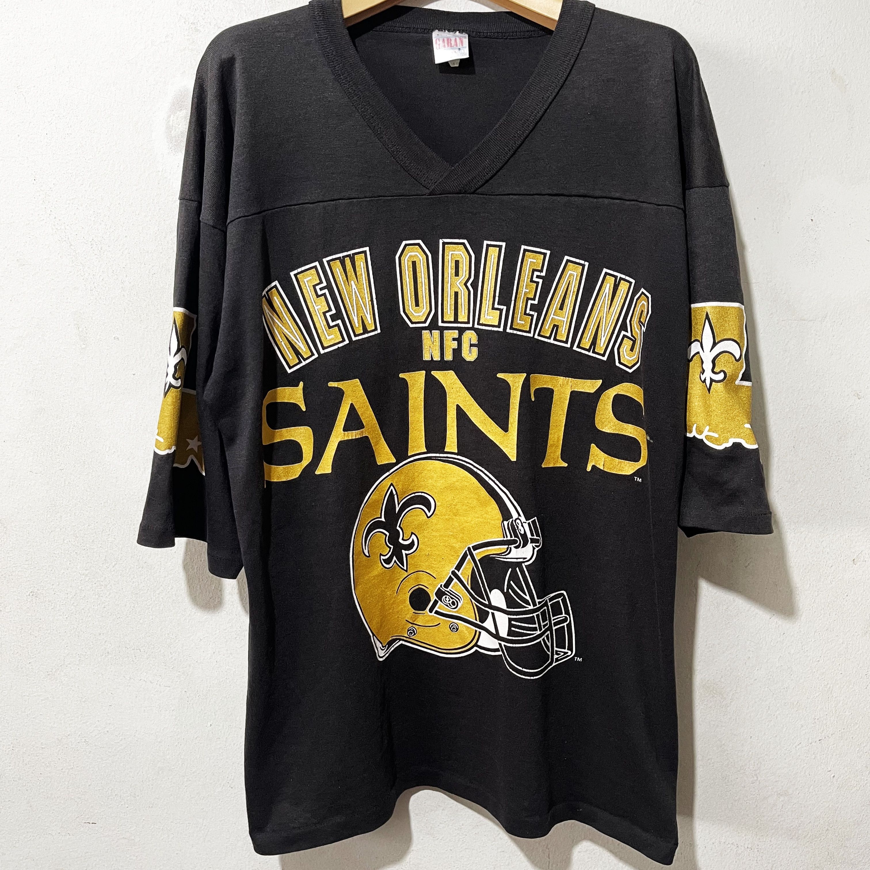 NFL × Vintage Vintage 90s New Orleans Saints Football Jersey Shirt Size US L / EU 52-54 / 3 - 1 Thumbnail