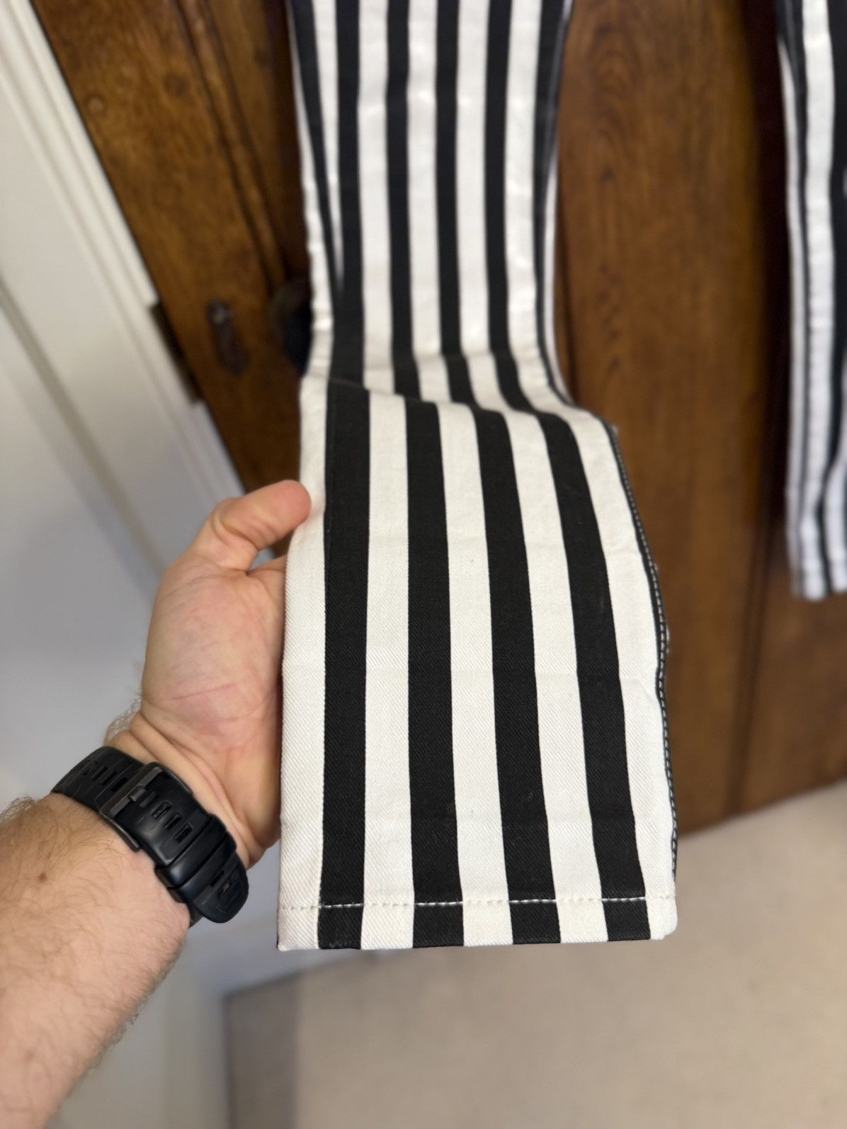 Saint Laurent Paris SS14 Saint Laurent black white skinny jeans Hedi Slimane 26 Size US 26 / EU 42 - 6 Thumbnail