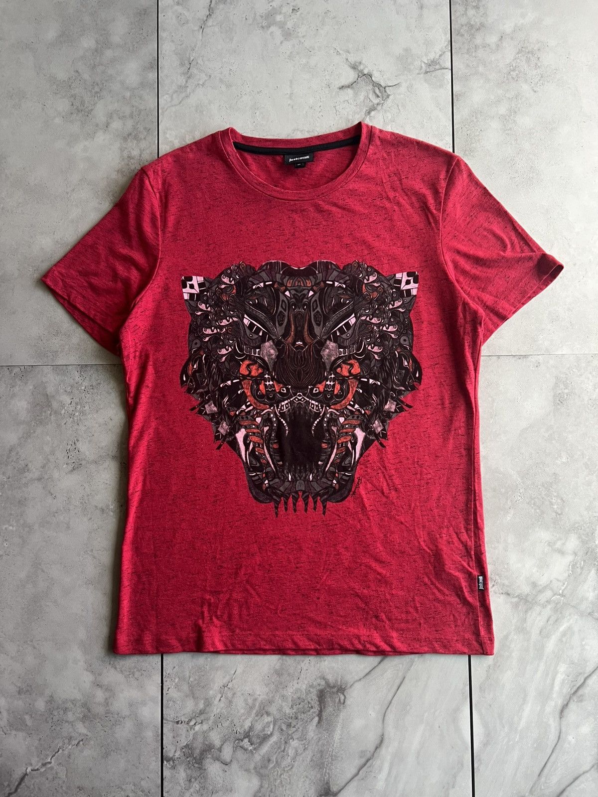 Just Cavalli Just Cavalli Lion Tee Size US M / EU 48-50 / 2 - 1 Thumbnail
