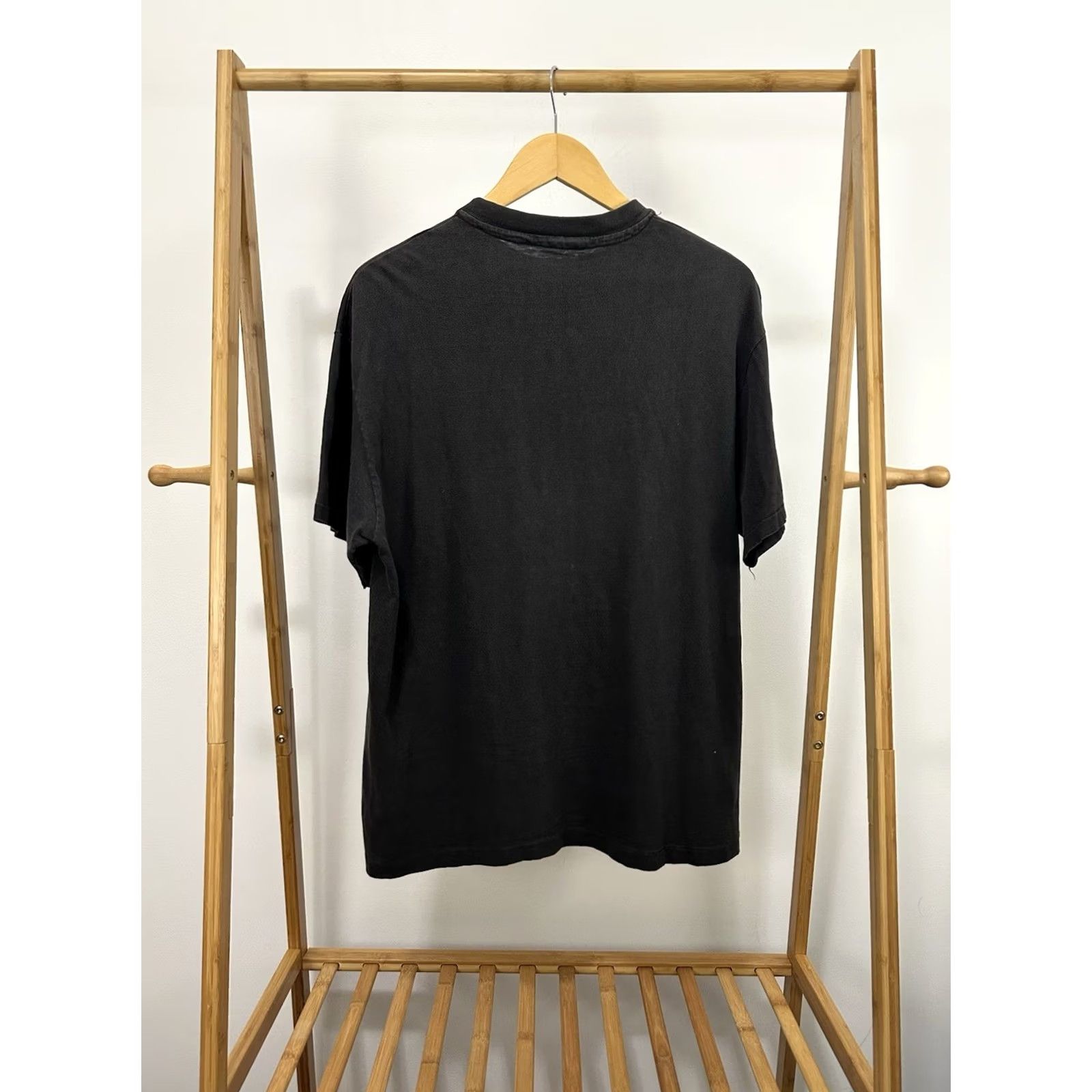 Vintage VINTAGE 90s Black Cotton T-Shirt L Workwear Single Stitch Mens Size US L / EU 52-54 / 3 - 2 Thumbnail