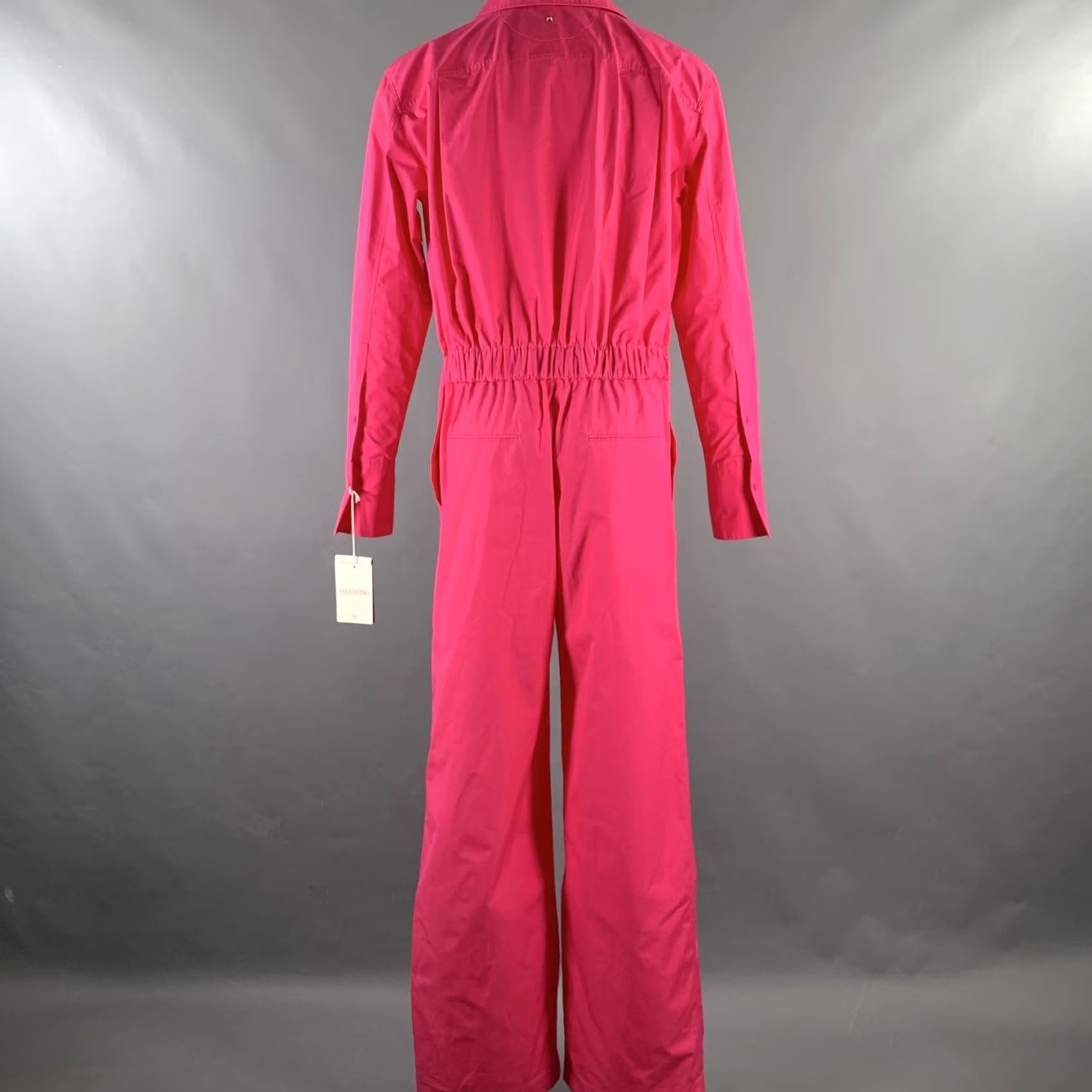 Valentino VALENTINO Pink Cotton Hidden Placket Jumpsuit SIZE S Men Adult 33 Inseam Vintage? Size 36R - 4 Thumbnail