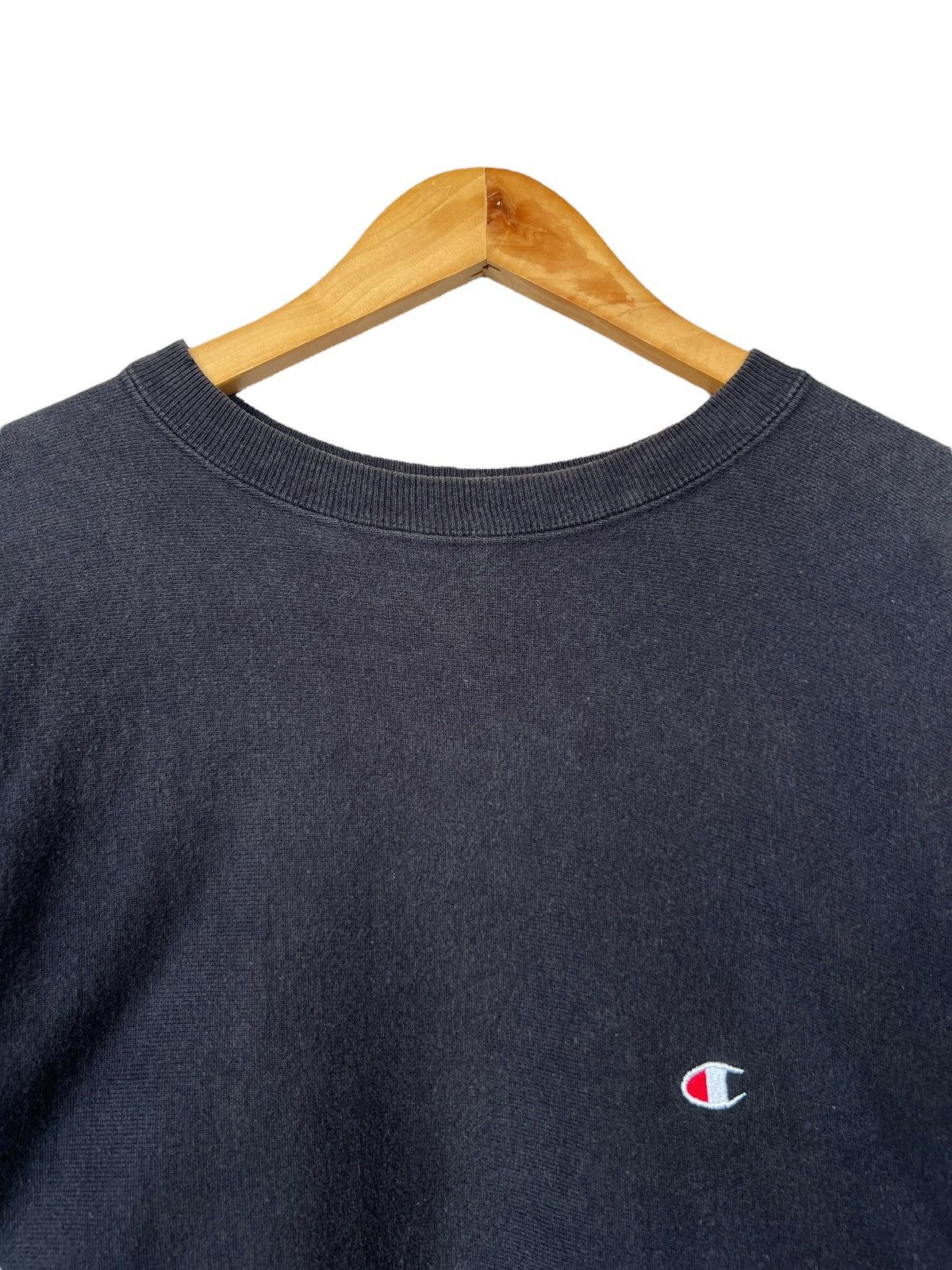 Champion Vintage 90s Champion Reverse Weave Made Usa Black Sweatshirt Size US M / EU 48-50 / 2 - 4 Thumbnail