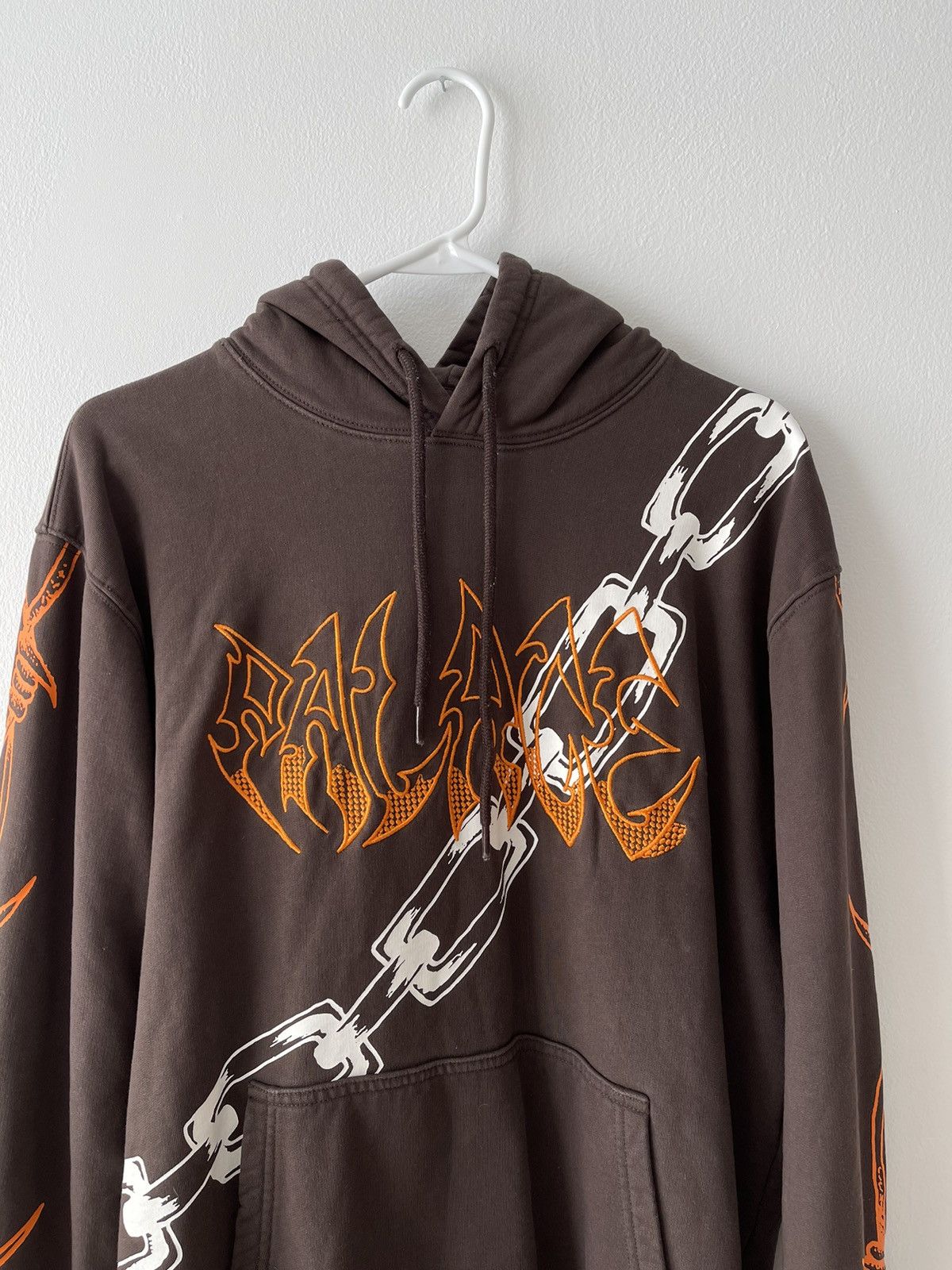 image of Palace Lottie’S Devil Hoodie Ss21 M in Brown, Men's (Size Medium)
