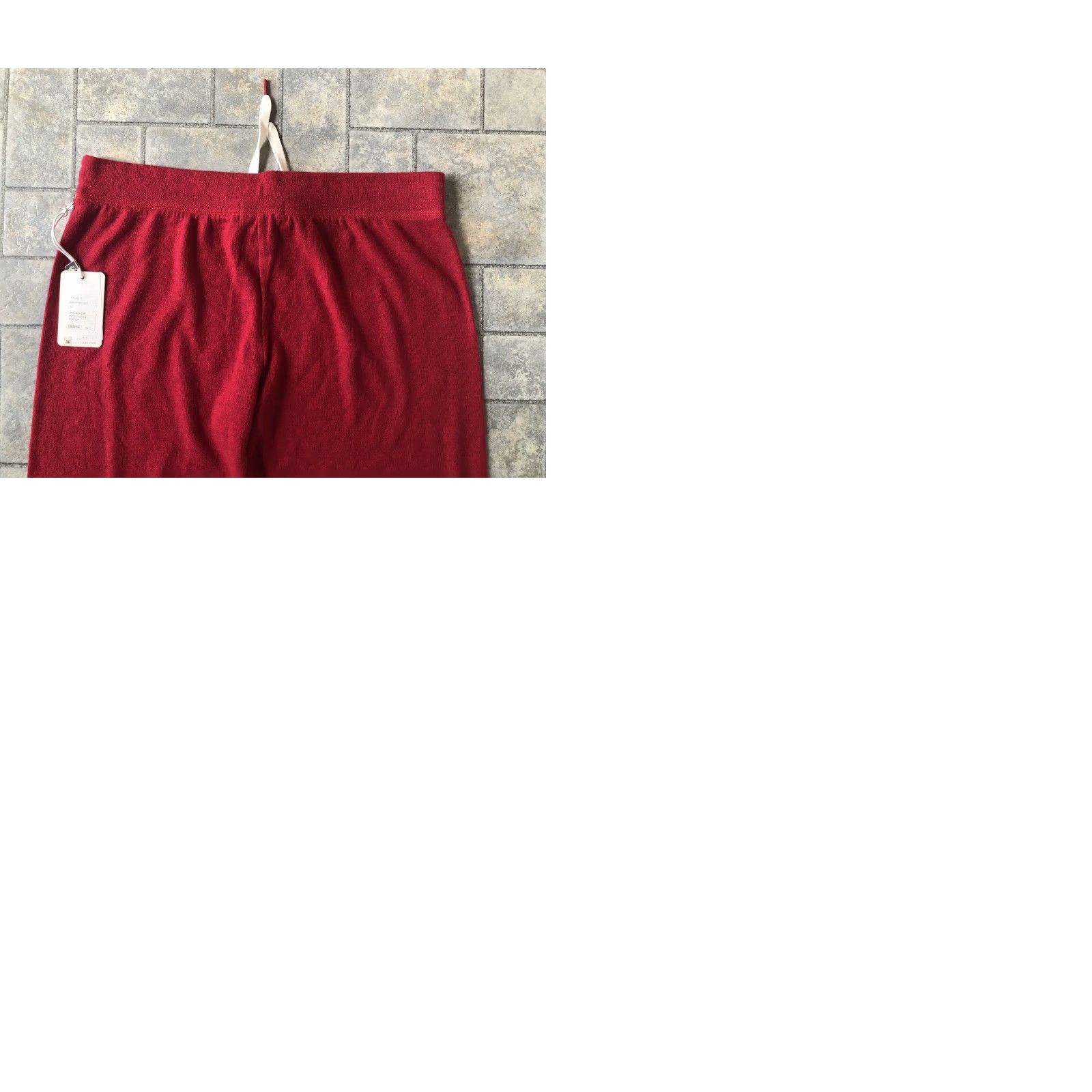 Vintage Pj Salvage Raspberry Red Jogger Pants M NWT New Hearts Rayon Polyester Elas Size 32" / US 10 / IT 46 - 10 Thumbnail