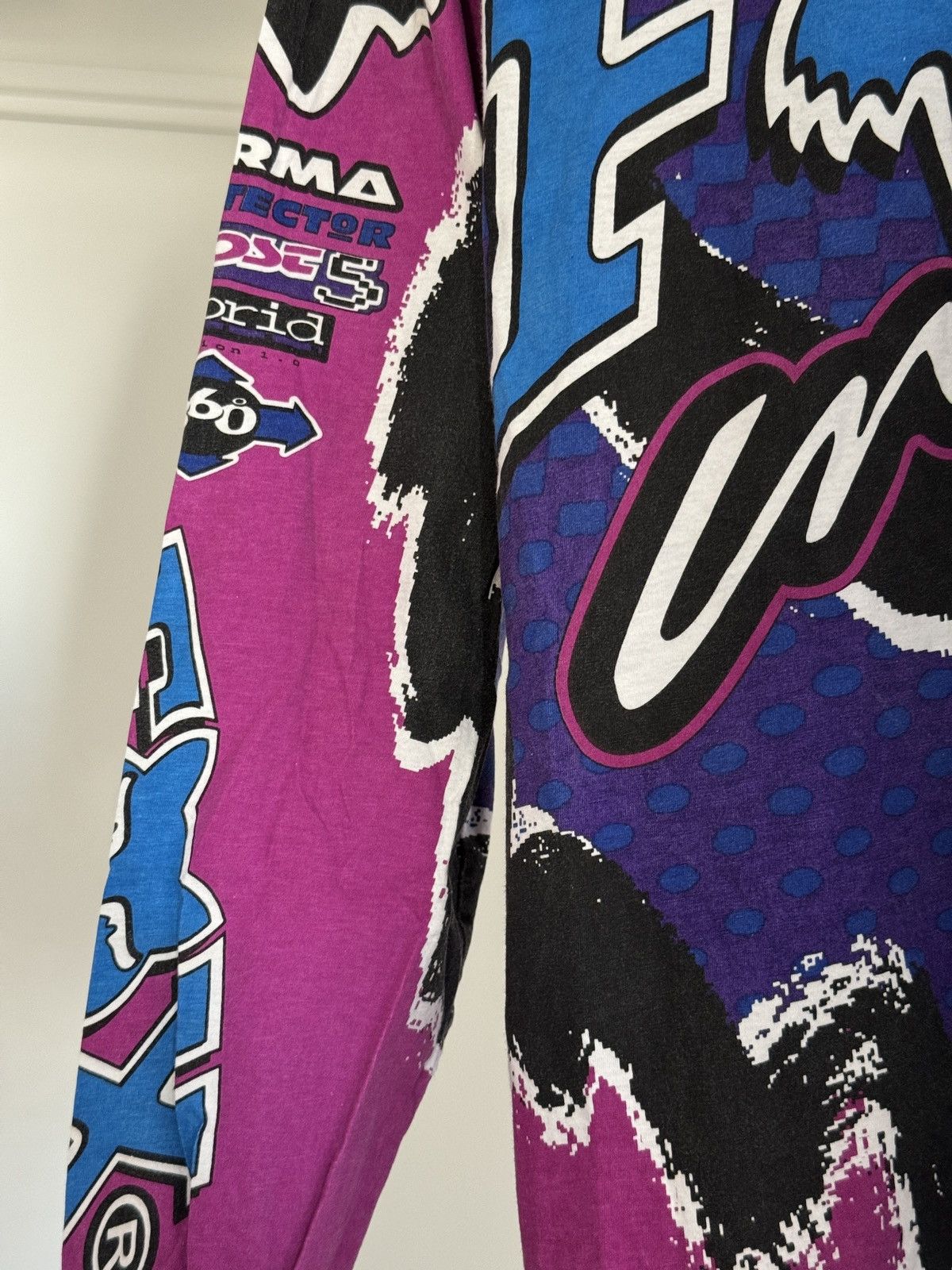 Fox Racing *RARE* 90s 1995 FOX RACING JERSEY SPORT MOTOCROSS MX Size US L / EU 52-54 / 3 - 2 Thumbnail