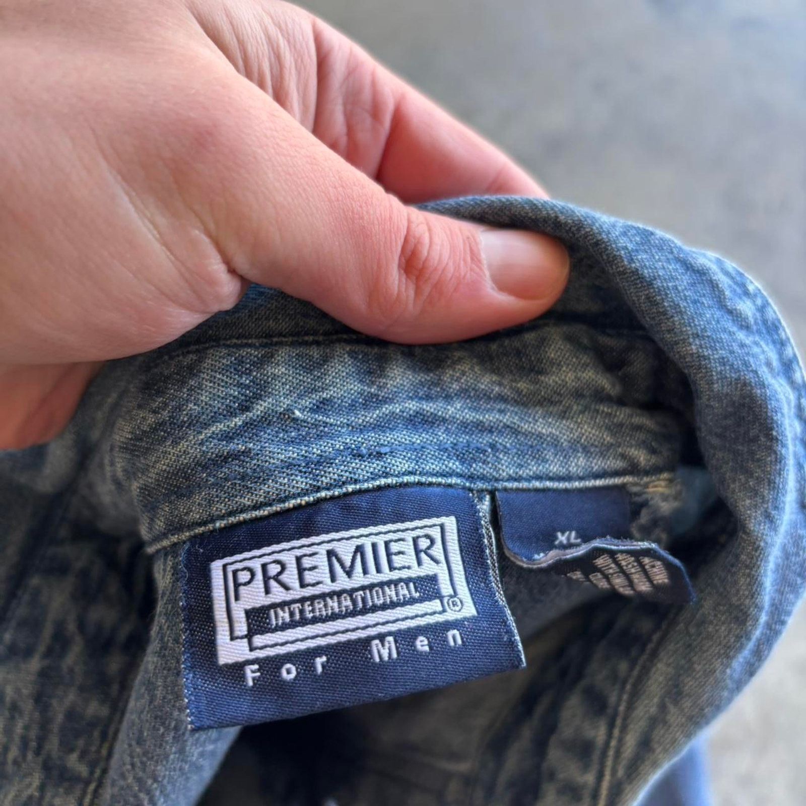 Carhartt × Carhartt Wip × Vintage 90s Denim Button Up Shirt Size US XL / EU 56 / 4 - 4 Thumbnail