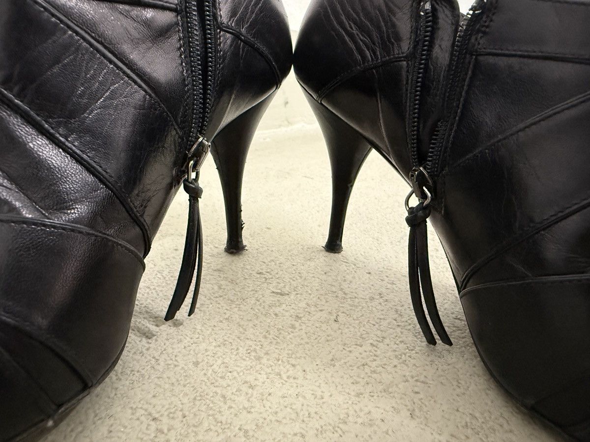 Miu Miu Miu Miu Black Leather Ankle Booties Size US 8 / IT 38 - 7 Thumbnail