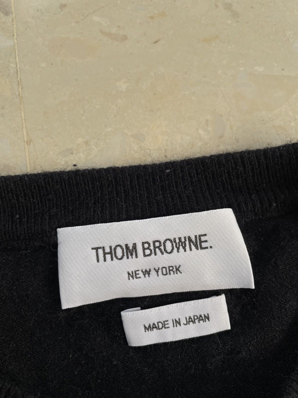 Thom Browne Thom Browne Classic Merino Wool 4-Bar Crewneck Sweater Size US S / EU 44-46 / 1 - 2 Thumbnail