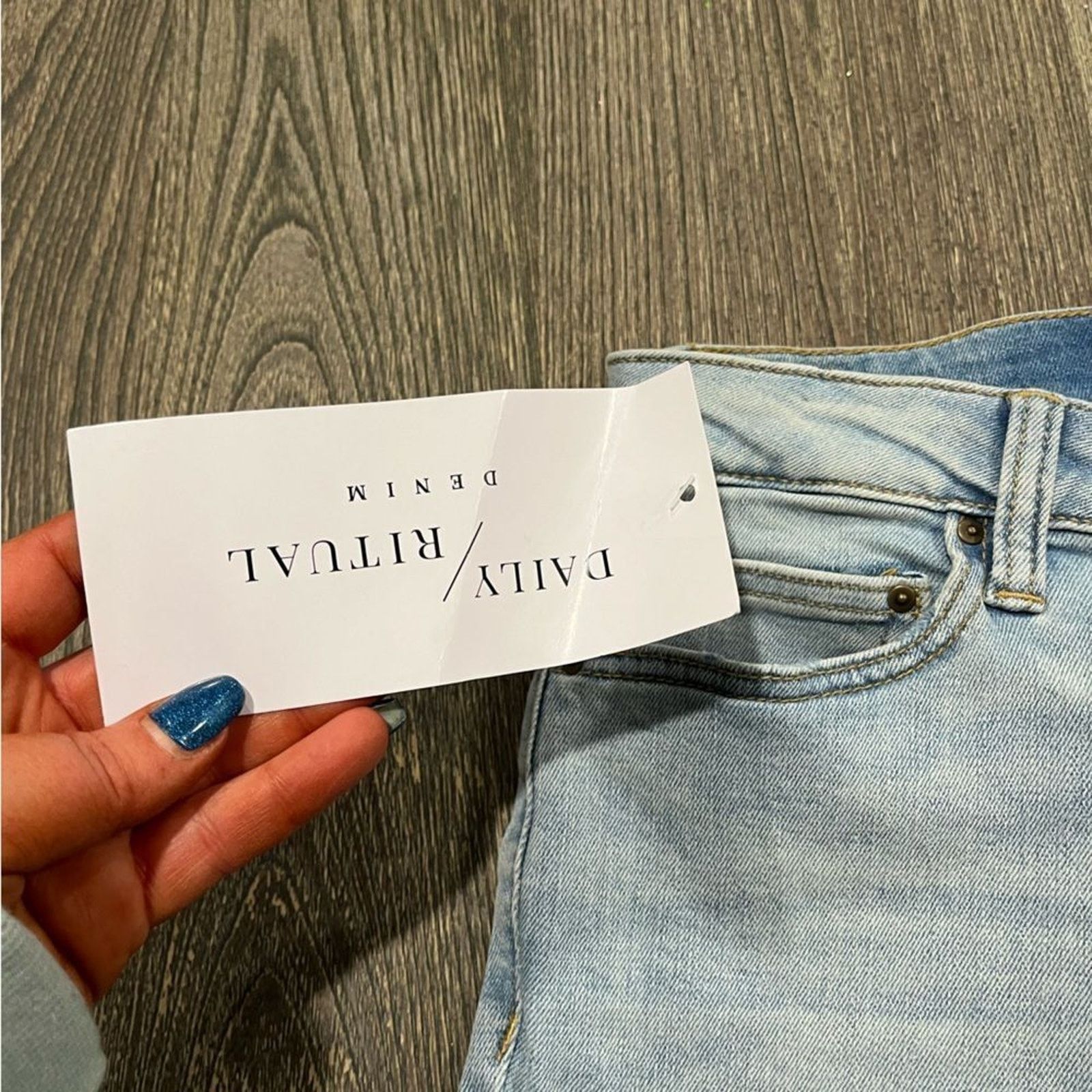 & Other Stories NWT Daily Ritual Denim Womens Skinny Mid-Rise Jeans Size 26S Size 26" / US 2 / IT 38 - 9 Thumbnail