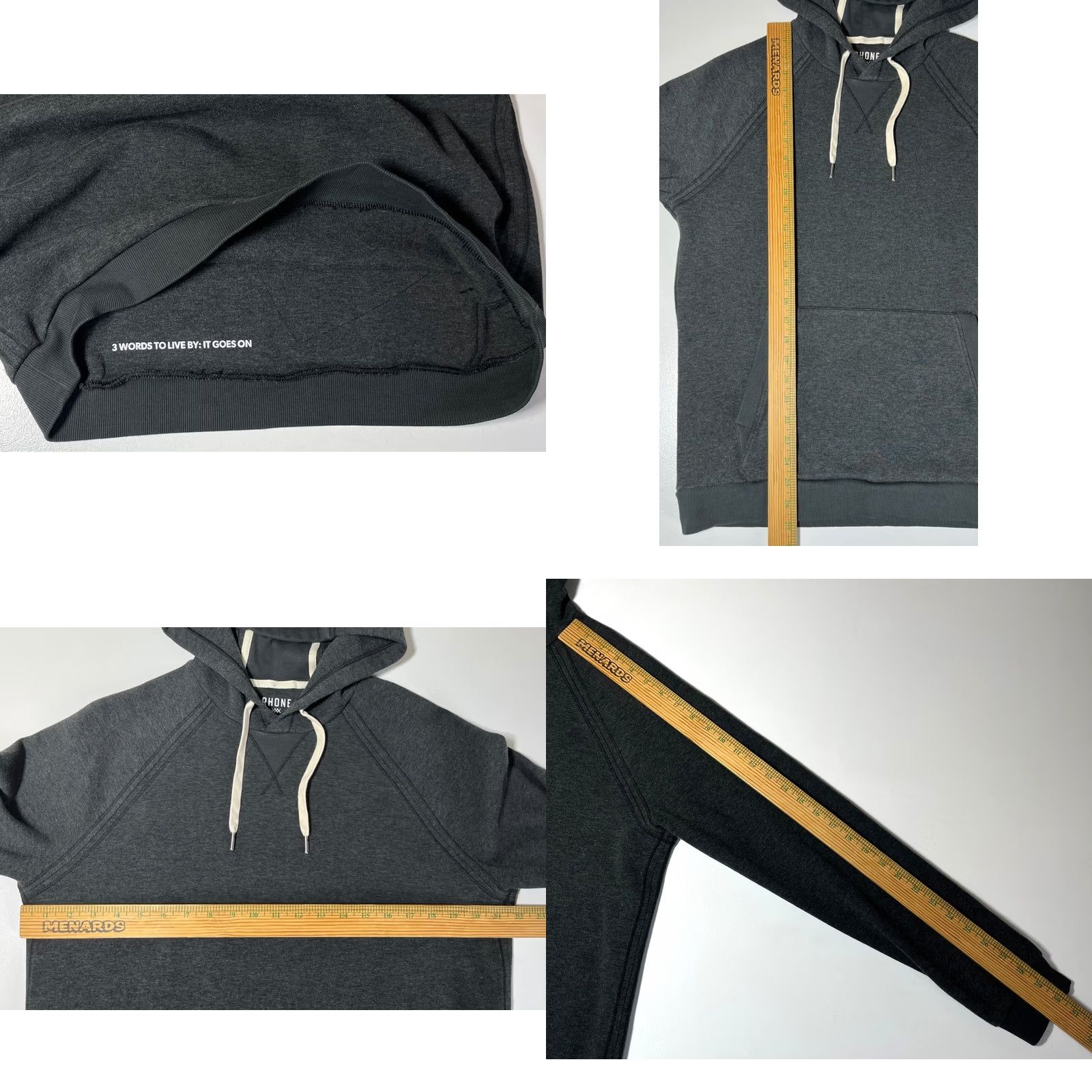 Rhone Rhone Heritage Midweight Hoodie Men’s Heather Gray Sz M Hoodie Size US M / EU 48-50 / 2 - 8 Thumbnail