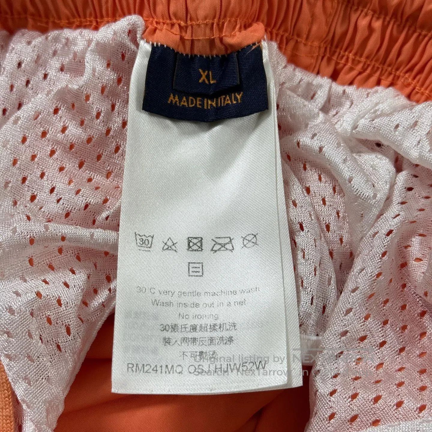 Louis Vuitton LV Orange Pattern Beach Shorts XL. Size US 28 / EU 44 - 4 Thumbnail