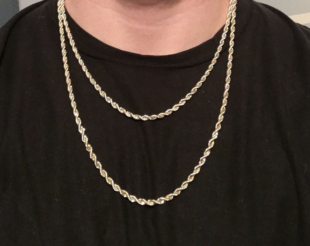 Other Gold Chain Rope Chain Bundle Set | Grailed