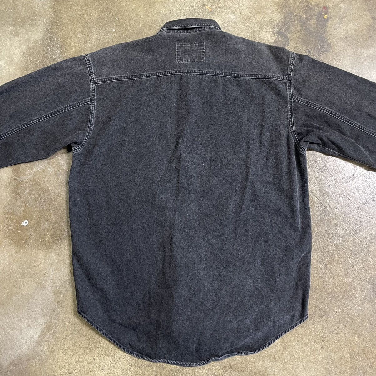 Vintage Vintage Levi’s 2 Pocket Black Button Up Shirt Size US M / EU 48-50 / 2 - 3 Thumbnail