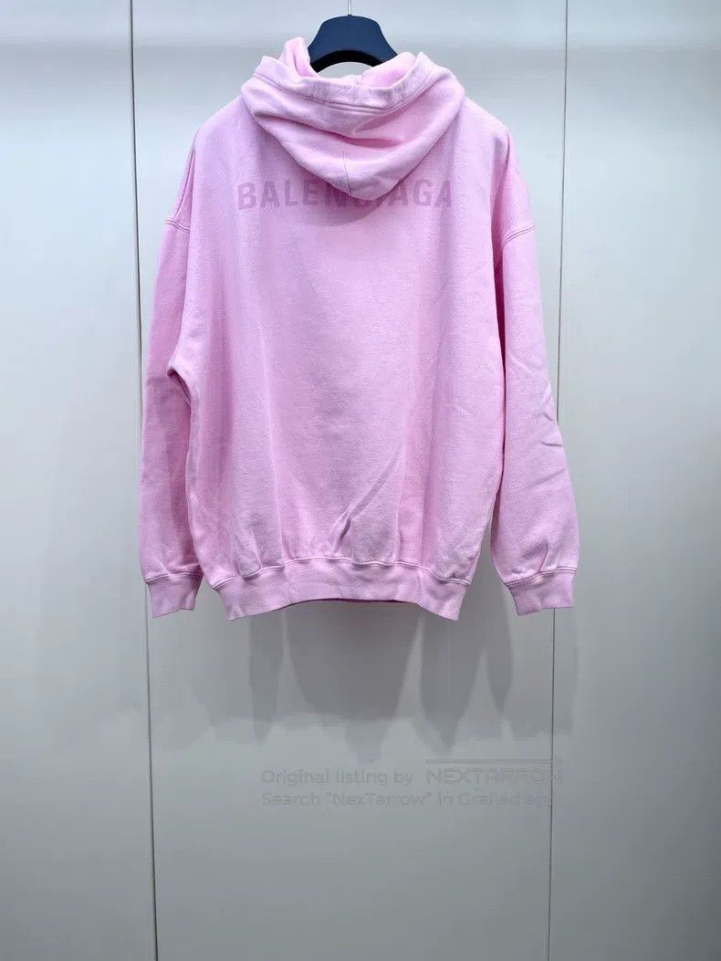 Balenciaga Balenciaga Pink Letter Hooded Sweatshirt Size US S / EU 44-46 / 1 - 2 Thumbnail