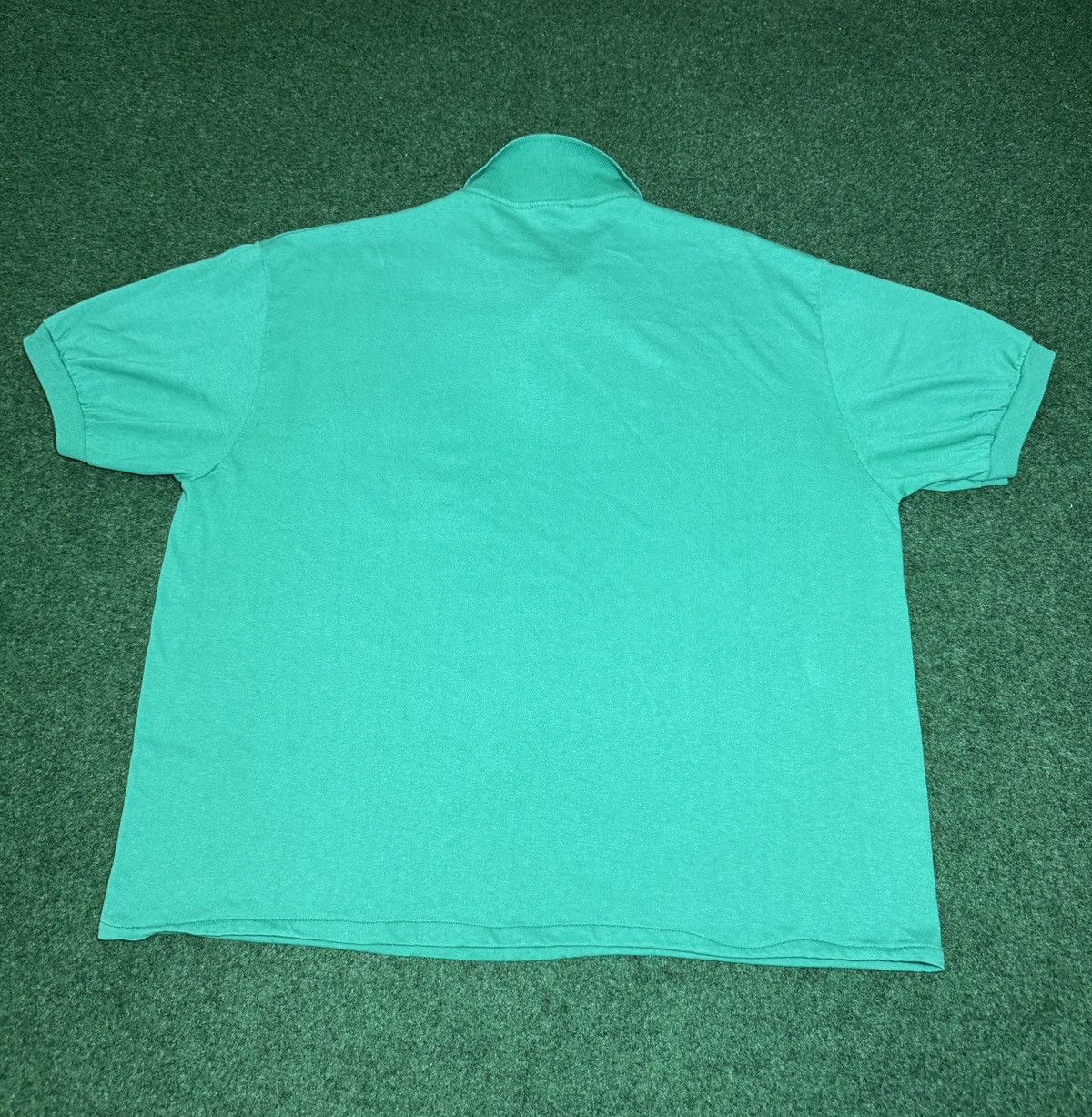 Hanes Vintage Ohio Buckeye State Boxy College Green Polo Shirt Size US L / EU 52-54 / 3 - 4 Thumbnail