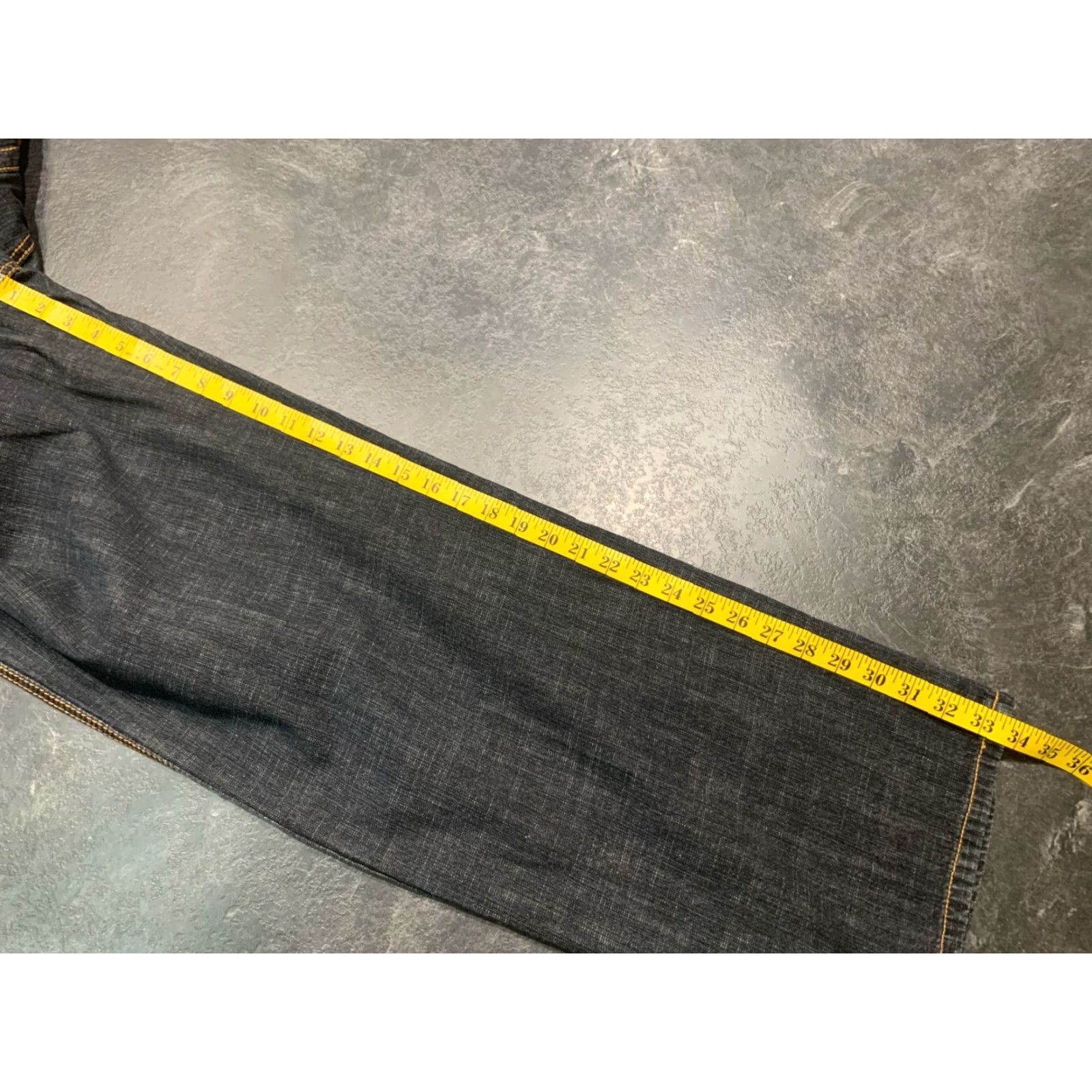 Vintage VINTAGE Girbaud Jeans Men 40 Waist Baggy Wide-Leg Black Cotton Embroidered 2000s Hip Hop Size US 40 / EU 56 - 5 Thumbnail