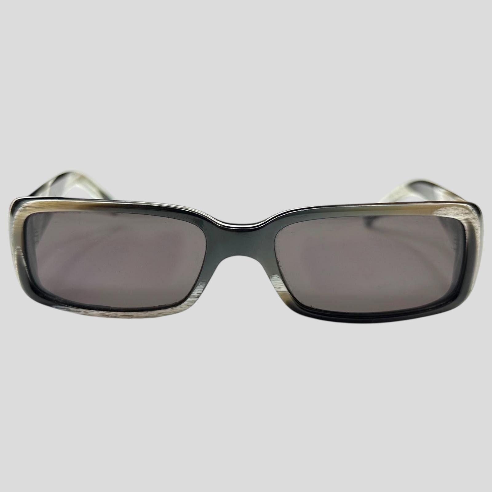Gucci Gucci by Tom Ford 00's Zebra Print GG Logo Square Sunglasses