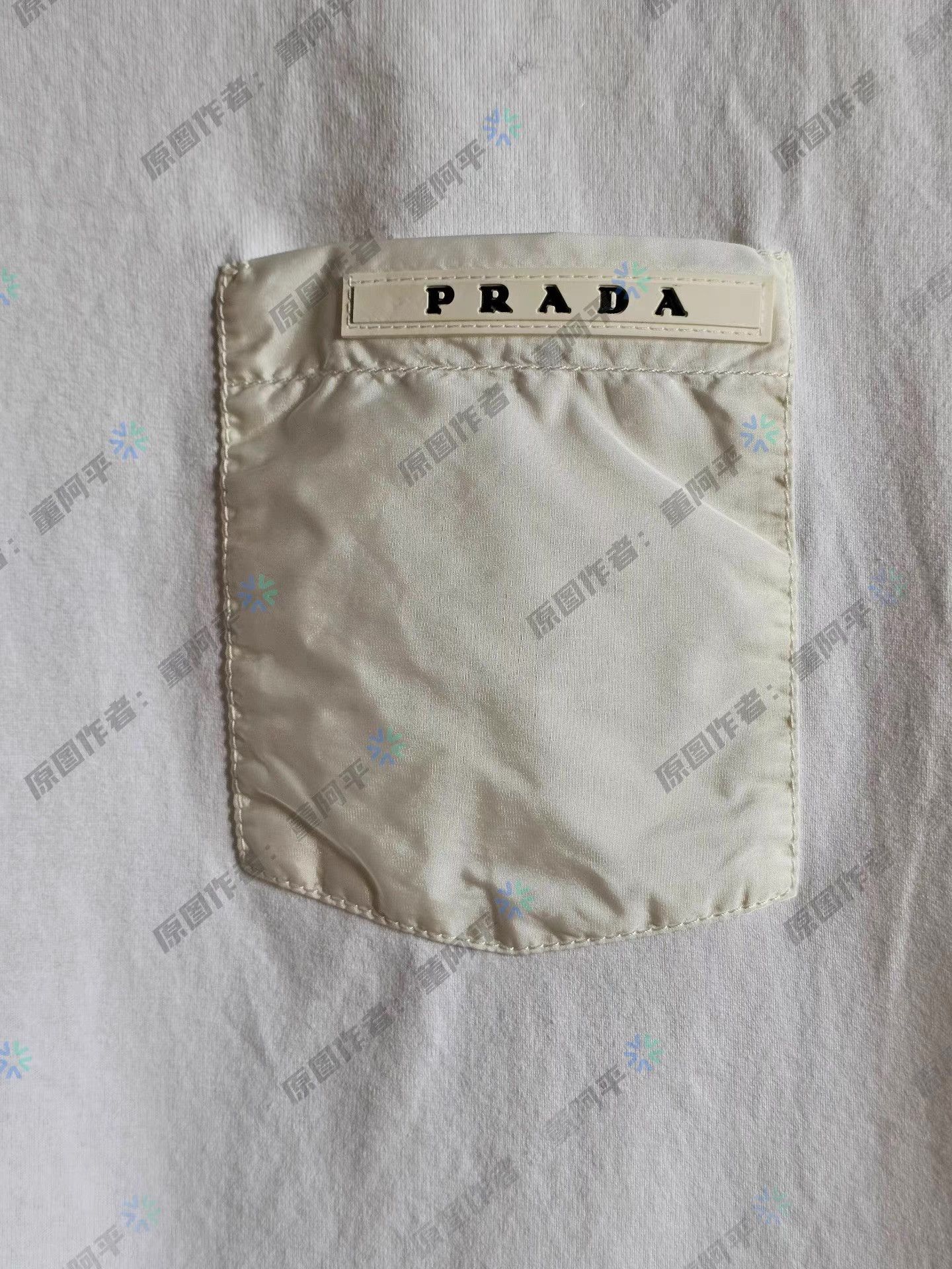 Prada Prada White Short Sleeve T-Shirt Q4 Size US L / EU 52-54 / 3 - 2 Thumbnail