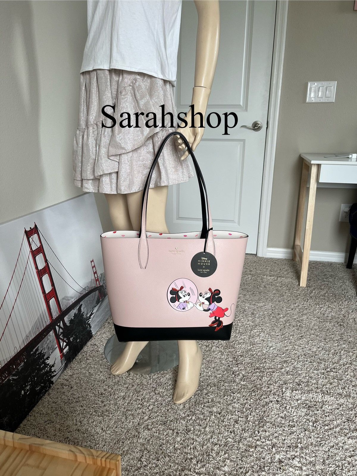 Kate Spade Kate Spade Minnie Mouse Large Reversible Tote Set Size ONE SIZE - 8 Thumbnail