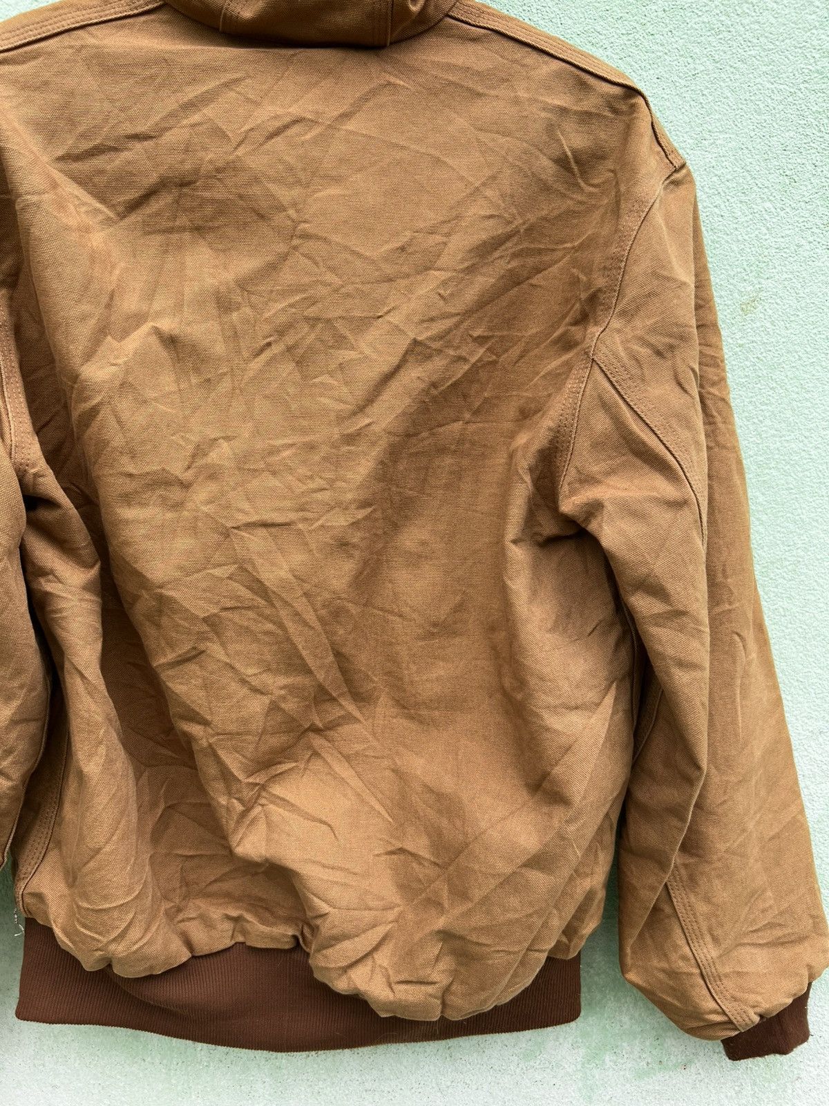 Carhartt VTG Carhartt J131 BRNThermal Lined Hoodie Jacket Made In USA Size US L / EU 52-54 / 3 - 20 Thumbnail