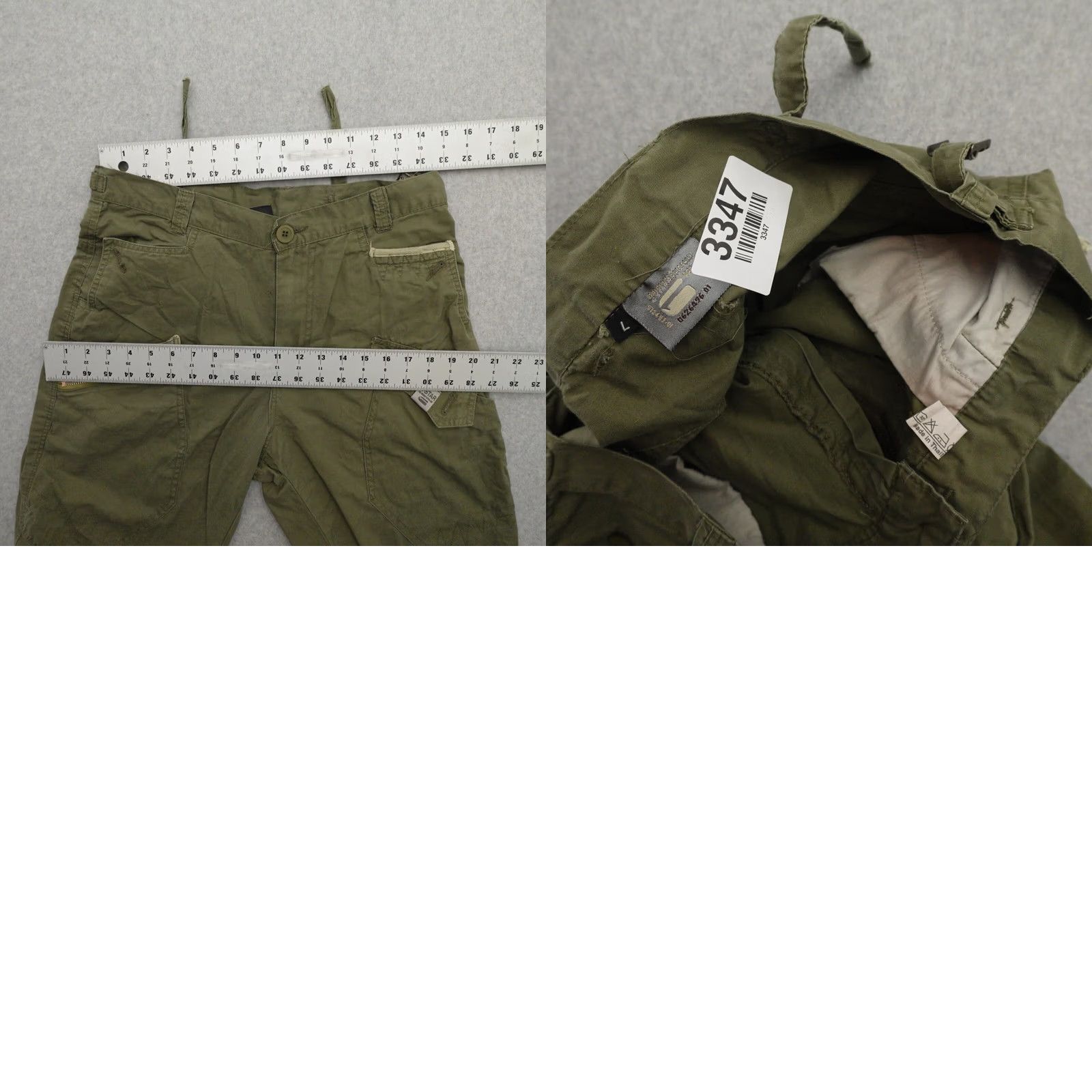G-Star VINTAGE G-STAR Pants Cargo Army 30X30 Large (30X30) Green Men Size US 30 / EU 46 - 10 Thumbnail