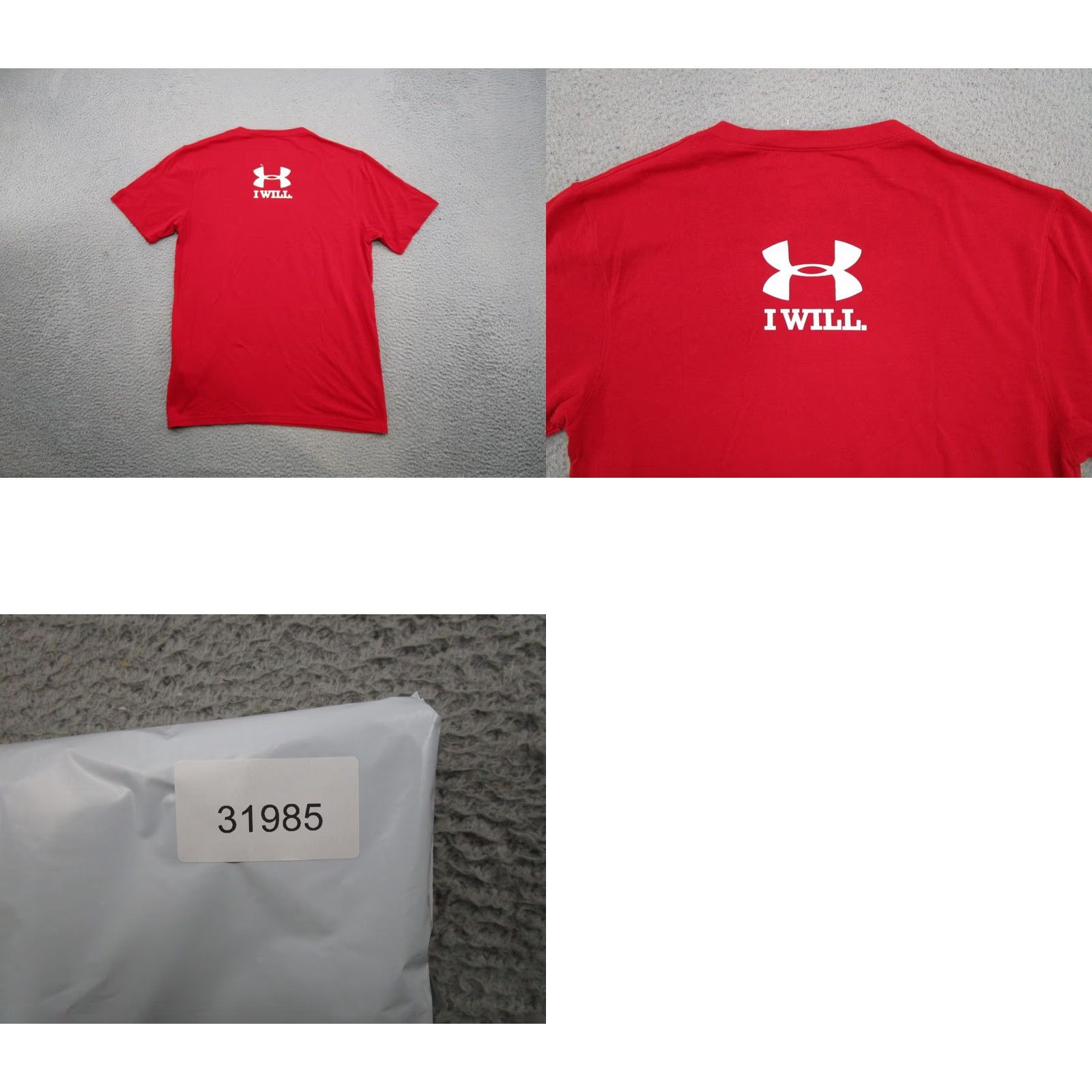 Under Armour Under Armour Wisconsin Badgers I Will Double Sided Shirt NCAA Size S Red Cotton T-Shirt Mens Size US S / EU 44-46 / 1 - 8 Thumbnail
