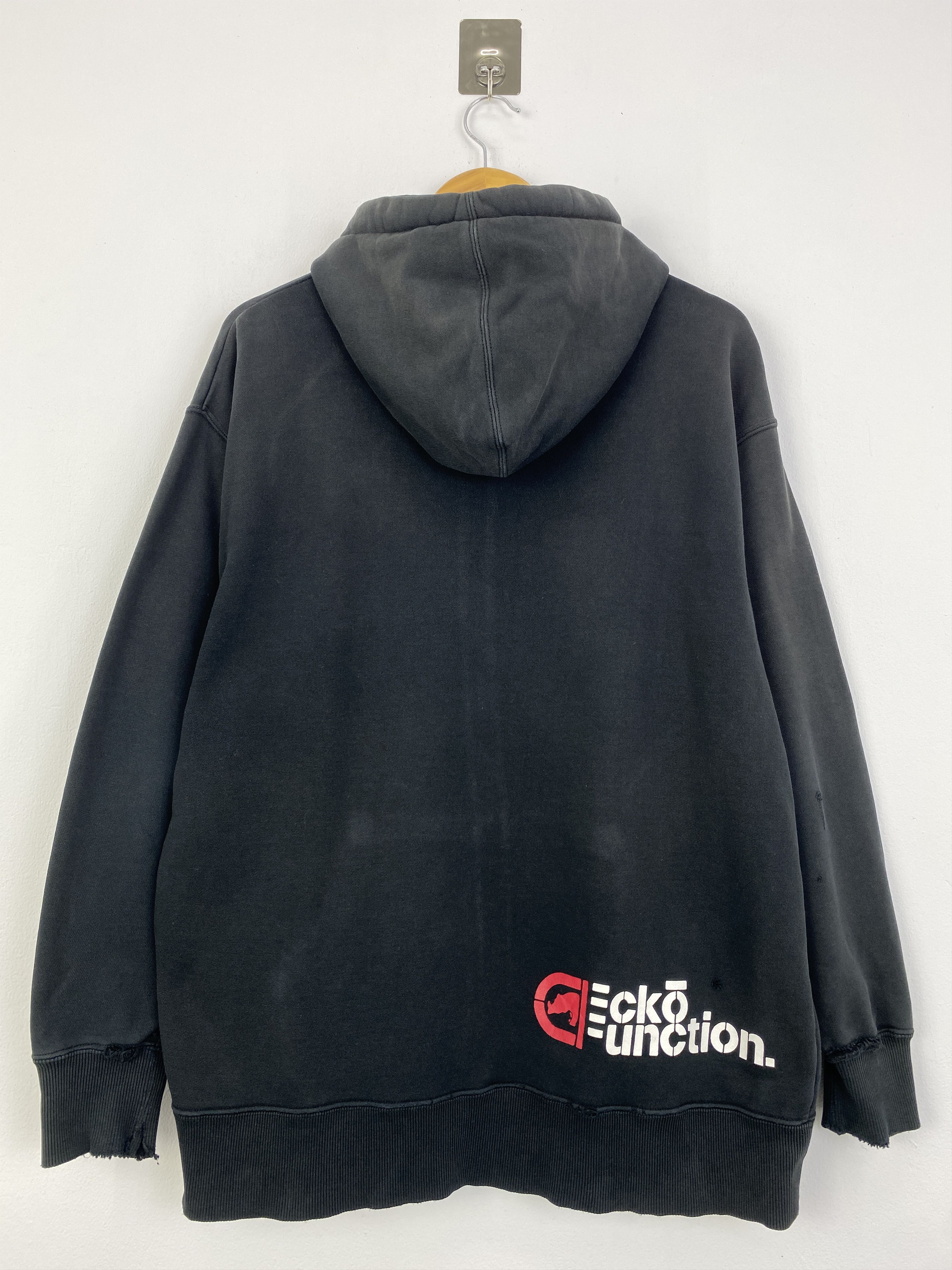Ecko Unltd. × Vintage Vintage Ecko Function Wording Zipper Hoodie SH0044 Size US L / EU 52-54 / 3 - 3 Thumbnail