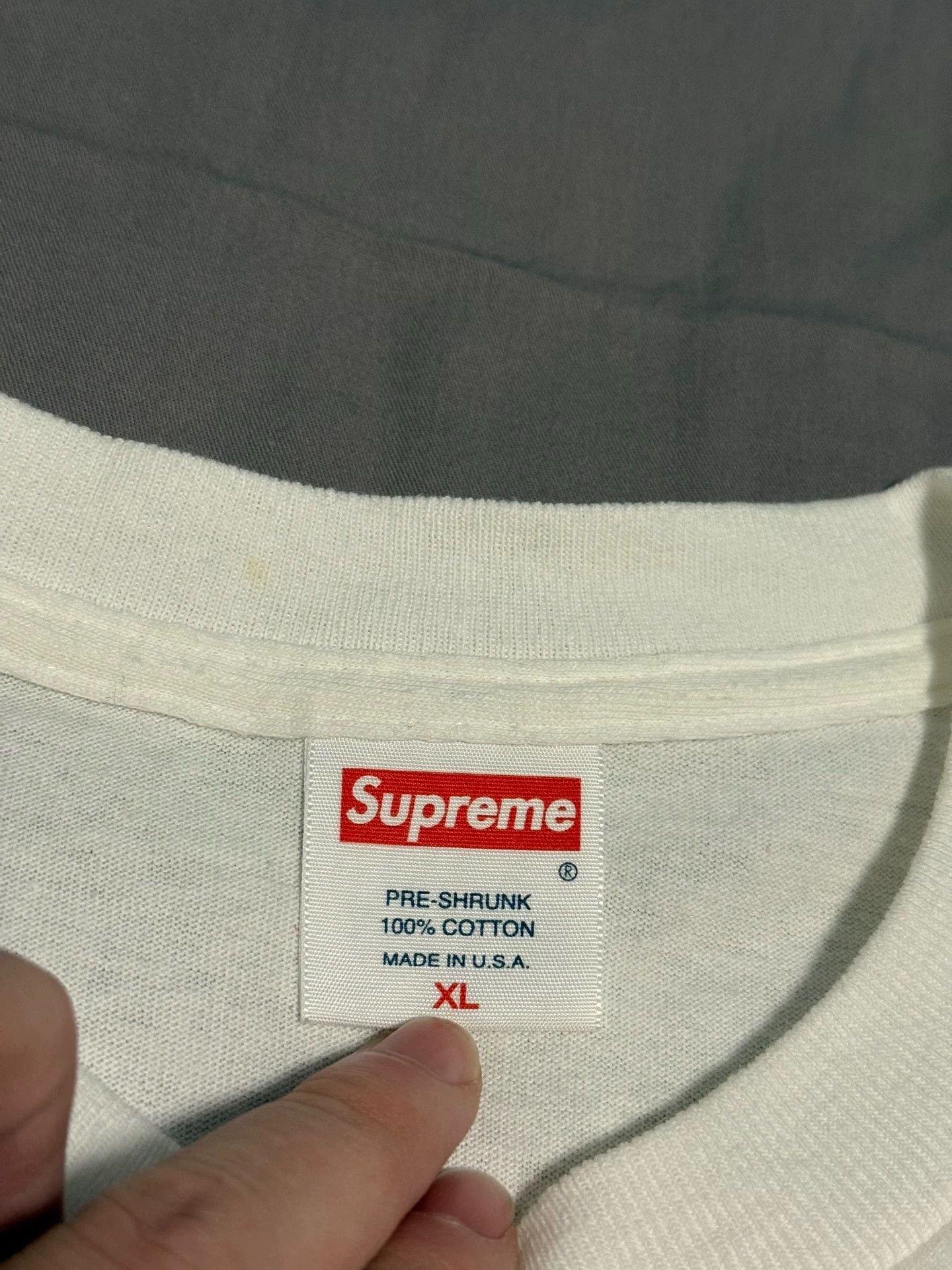 Supreme Supreme Box Logo Marker SS Tee XL Rare Perfect Condition Size US XL / EU 56 / 4 - 4 Thumbnail