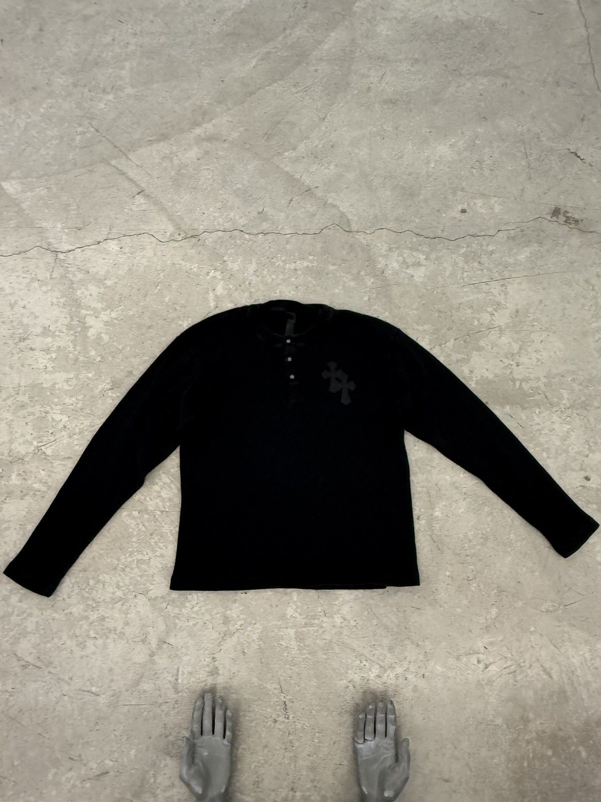Chrome Hearts Chrome hearts thermal cross patch long sleeve | Grailed