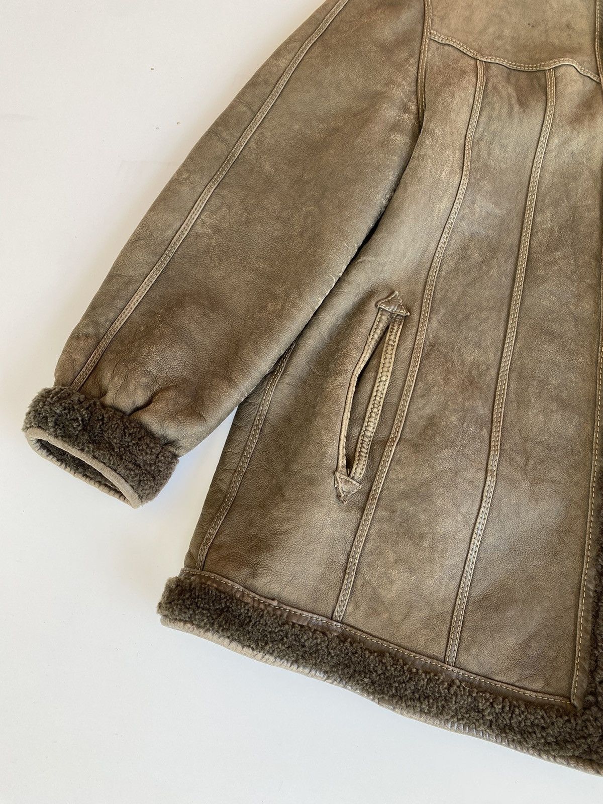 Vintage Vintage Leather Jacket Fur Size US M / EU 48-50 / 2 - 5 Thumbnail