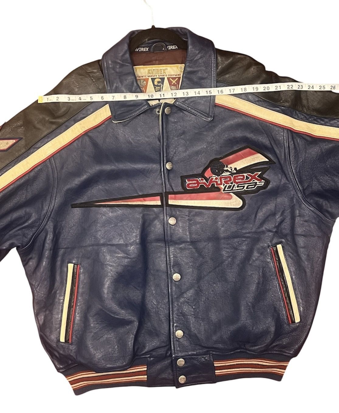 Avirex AVIREX LEATHER JACKET “SPEED CHAMPIONSHIP” Size US XXL / EU 58 / 5 - 16 Thumbnail