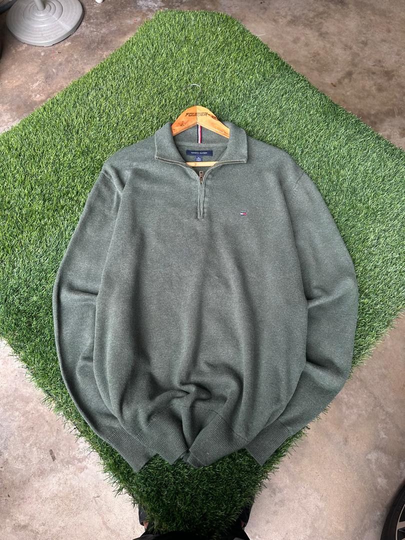 Designer × Tommy Hilfiger TOMMY HILFIGER KNIT HALFZIPPER Size US XL / EU 56 / 4 - 1 Thumbnail