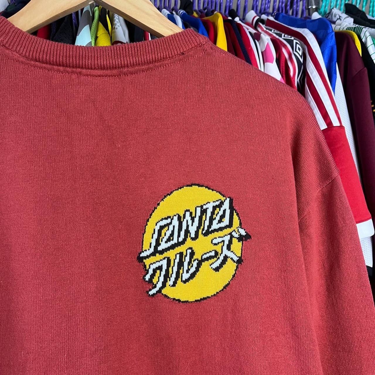 Santa Cruz Skateboards Santa Cruz Big Logo Knitted Sweater Pullover Size US M / EU 48-50 / 2 - 7 Thumbnail