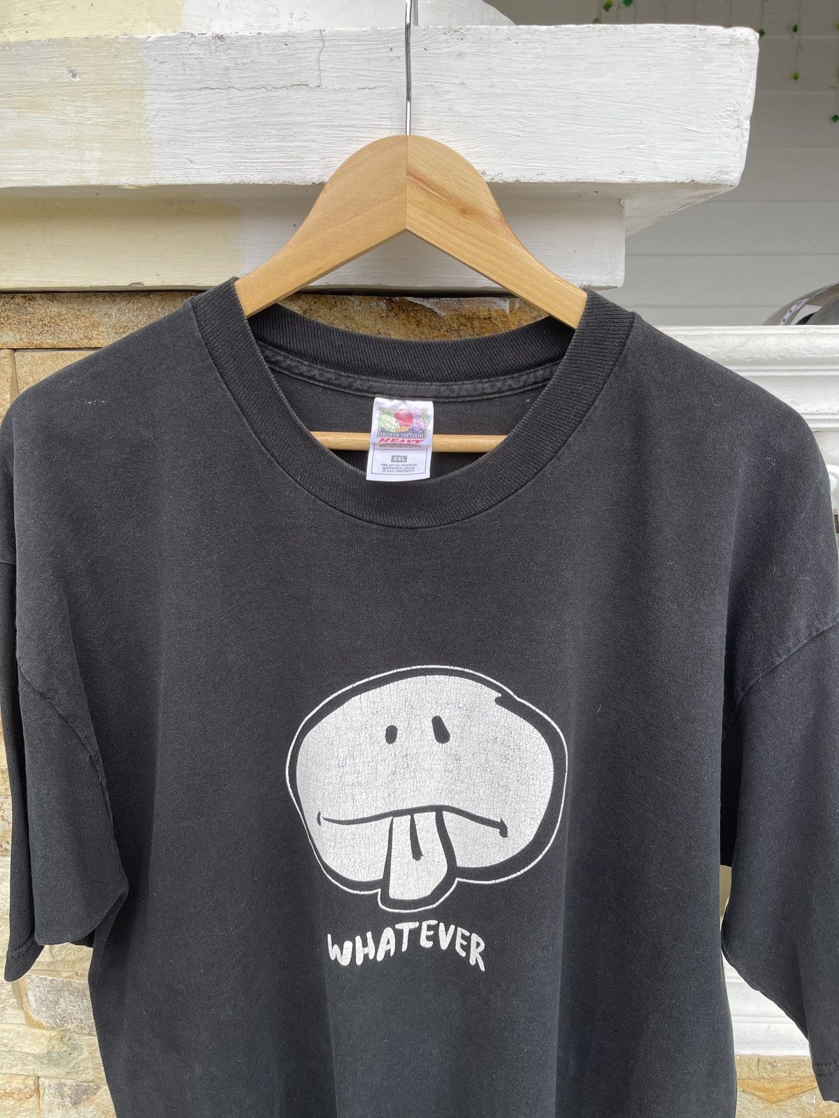 Vintage Last Drop🔥Sun Faded🔥Vintage 90s Whatever Humor Tee Size US XXL / EU 58 / 5 - 2 Thumbnail