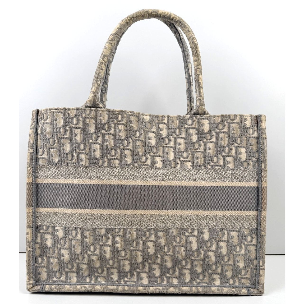 Dior Christian Dior Gray Oblique Medium Book Tote Size ONE SIZE - 3 Thumbnail
