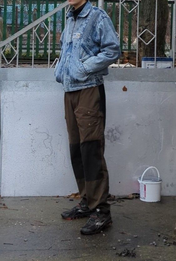 Other Vintage Denim Jacket Washed Multipocket Washed Blue 90s 80s Size US XL / EU 56 / 4 - 3 Thumbnail