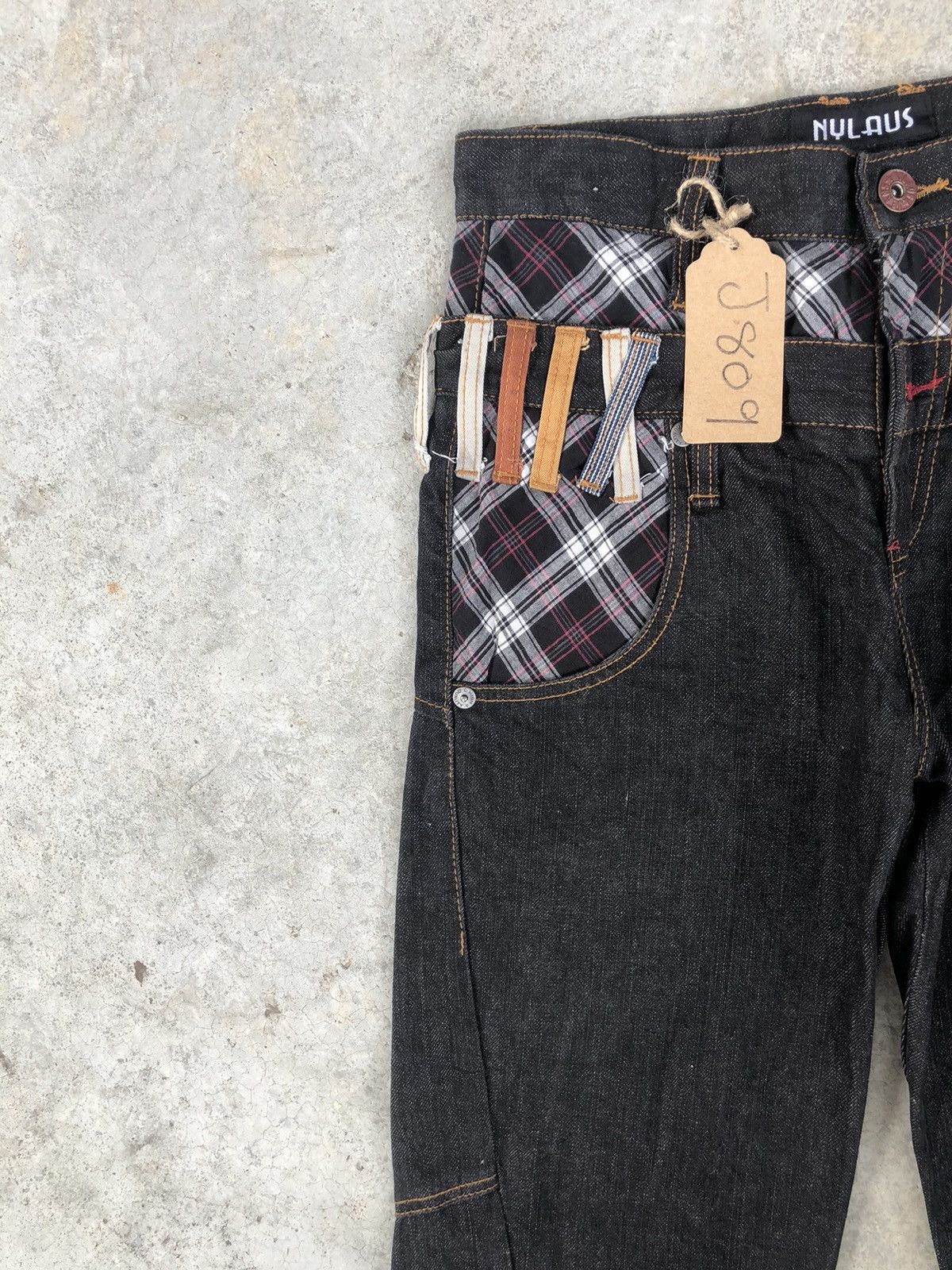 Hysteric Glamour Japanese Nylaus Double Waist Distressed Jeans Size US 30 / EU 46 - 5 Thumbnail