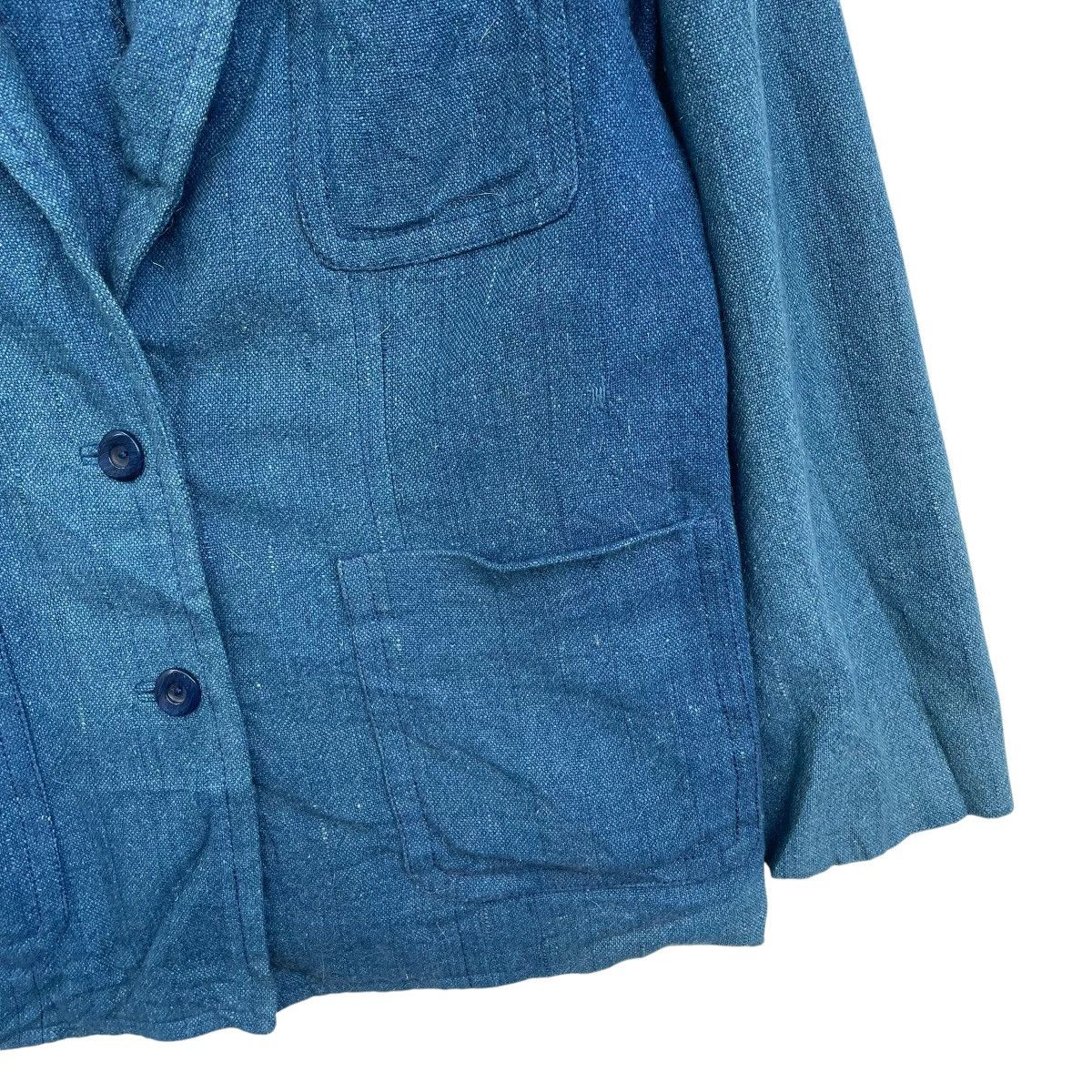Handmade × Indigo × Japanese Brand Vintage Pin House Hand Made Indigo Inspired Kapital Size M / US 6-8 / IT 42-44 - 4 Thumbnail